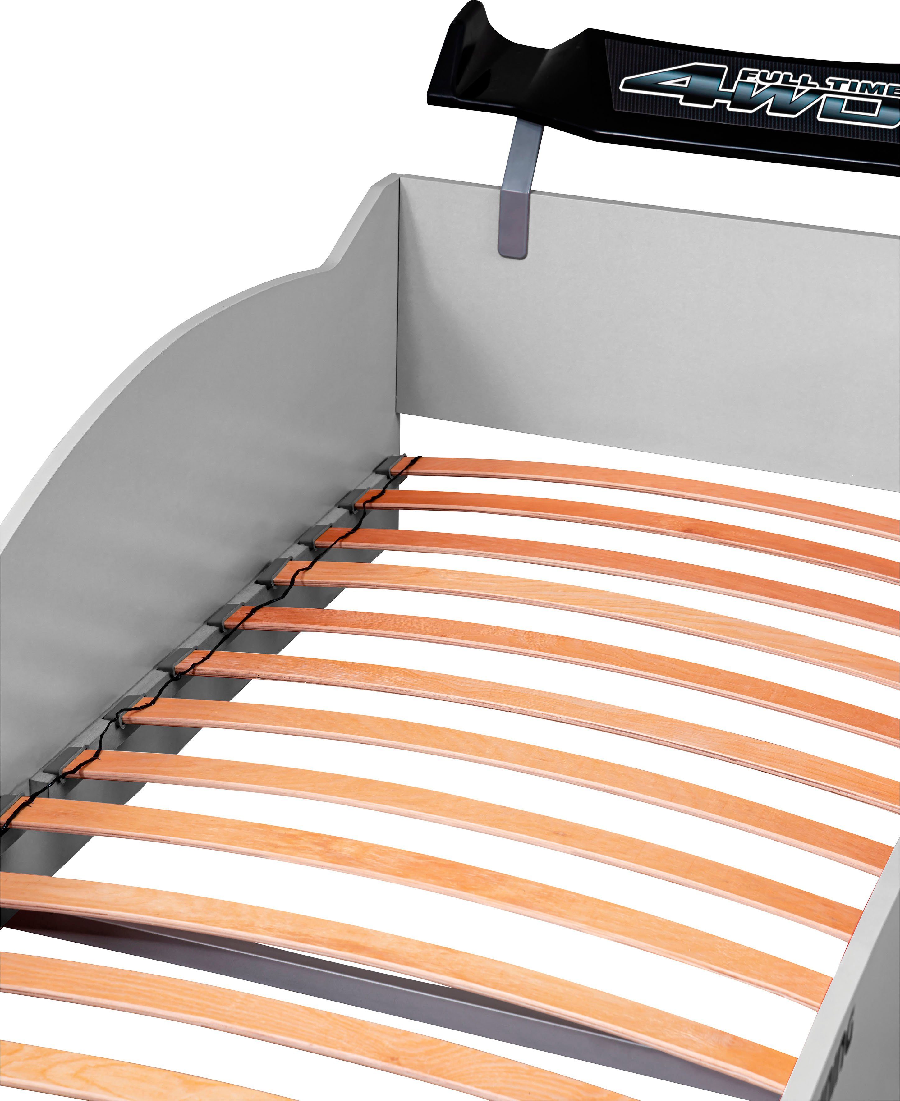 Relita Kinderledikant Eco Bed in vorm auto (autobed) met opbergvak aan de voorkant