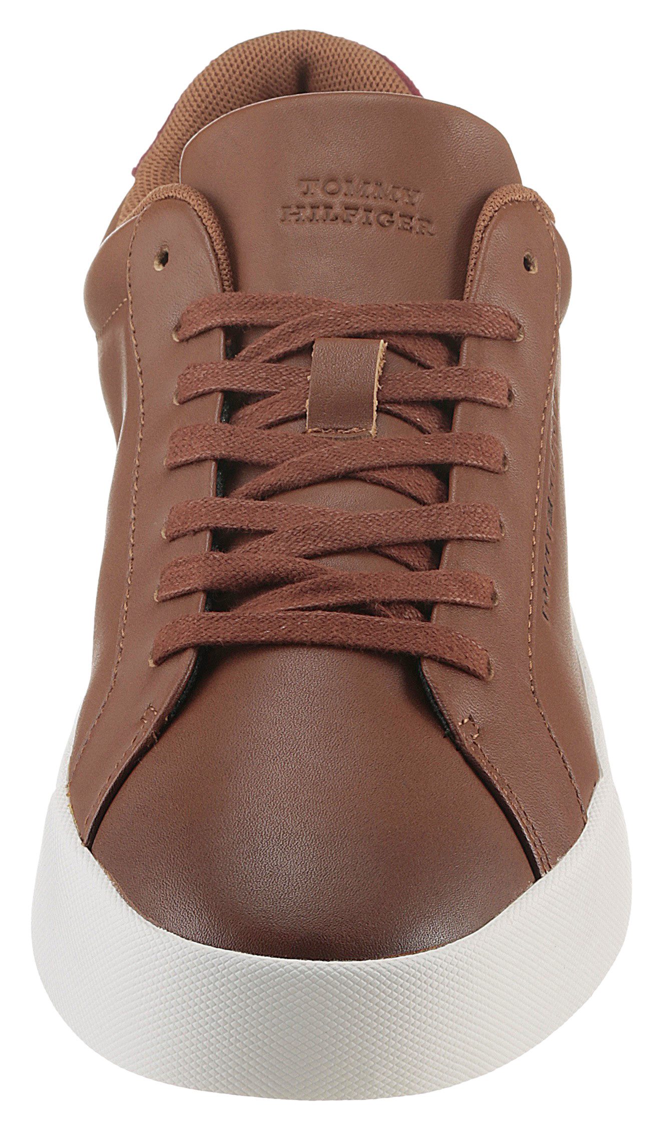 Tommy Hilfiger Plateausneakers TH COURT SEASONAL WINTER 4A , vrijetijdsschoen, veterschoen, lage schoen met gevoerde schacht