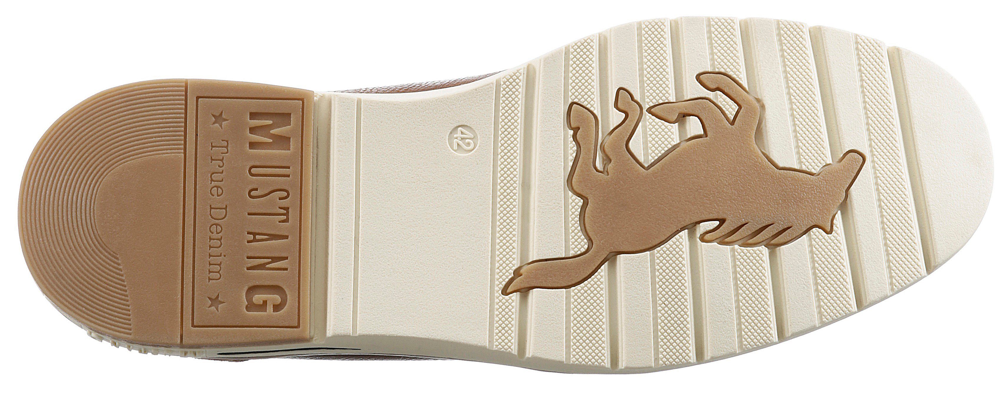 Mustang Shoes Veterschoenen met rits, vrijetijdsschoen, lage schoen, veterschoen