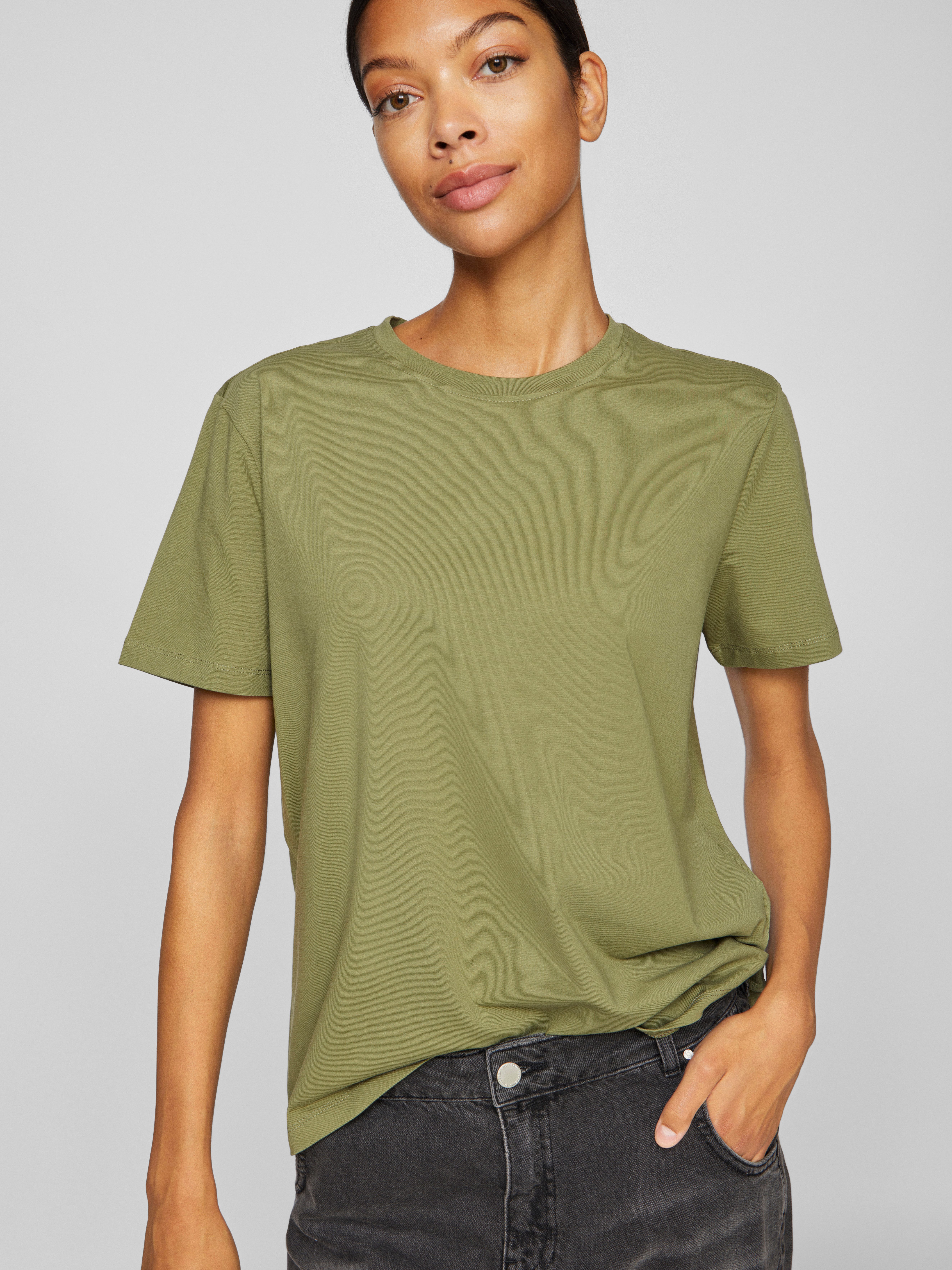 Vila Shirt met korte mouwen VINORA S S T-SHIRT NOOS