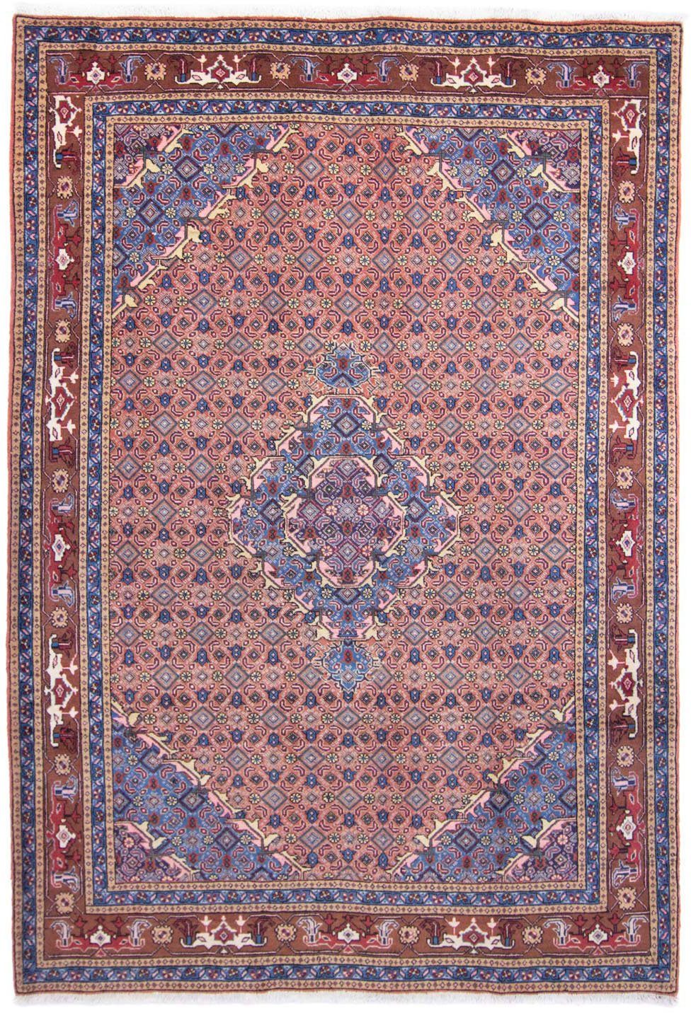 morgenland Wollen kleed Ardebil medaillon rosso chiaro 294 x 204 cm Uniek exemplaar met certificaat