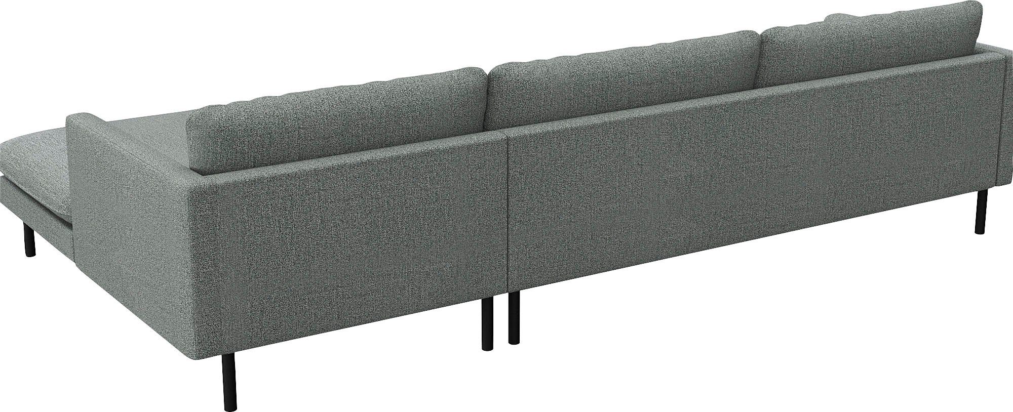 FLEXLUX Hoekbank Bolzano, elegant en comfortabel, L-vorm Zitting van koudschuim & stalen vering, losse zit- en rugkussens