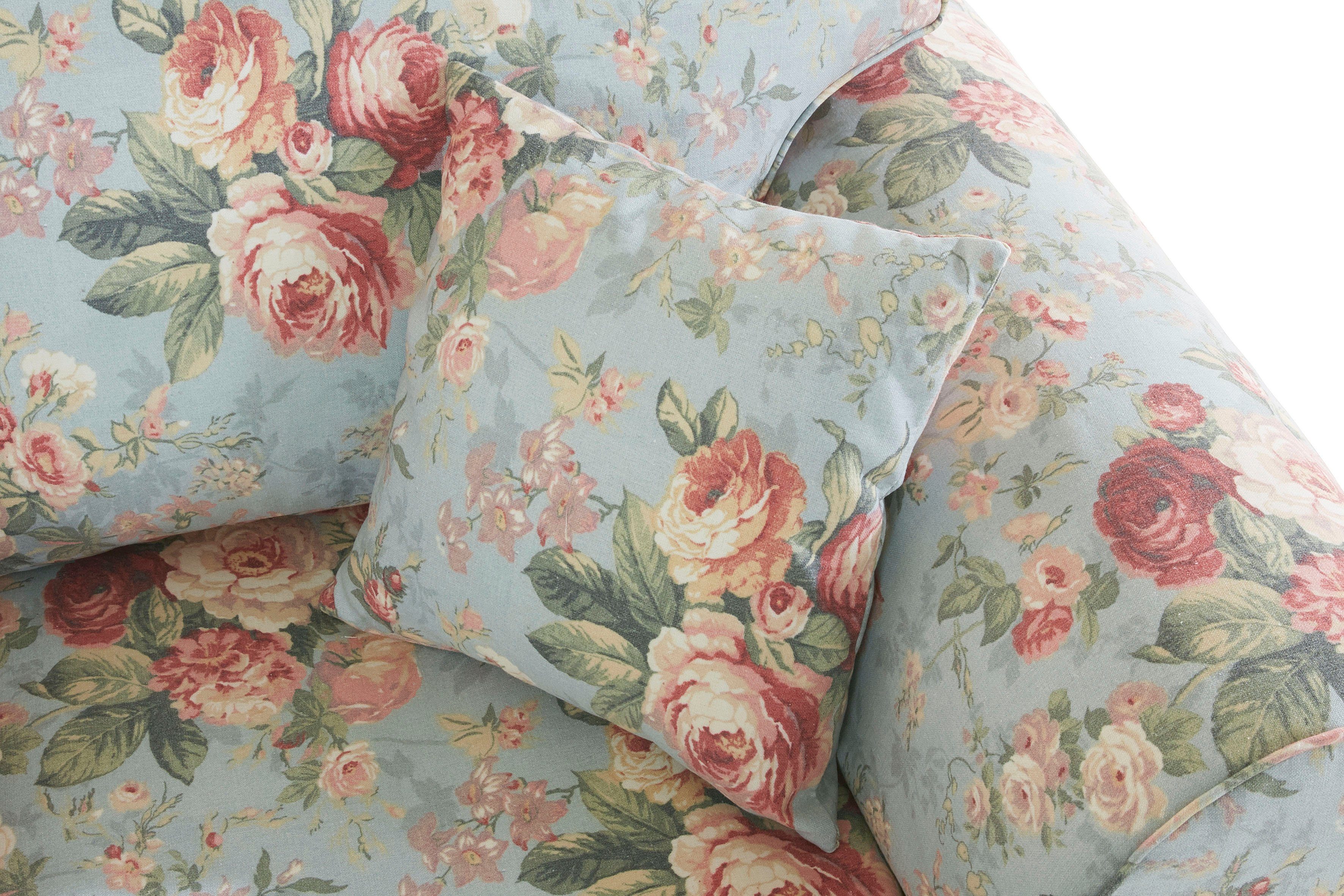 Home affaire Fauteuil Shadmoor Hoezen-look, in uni of met bloemenprint, passend bij de Shadmoor-serie