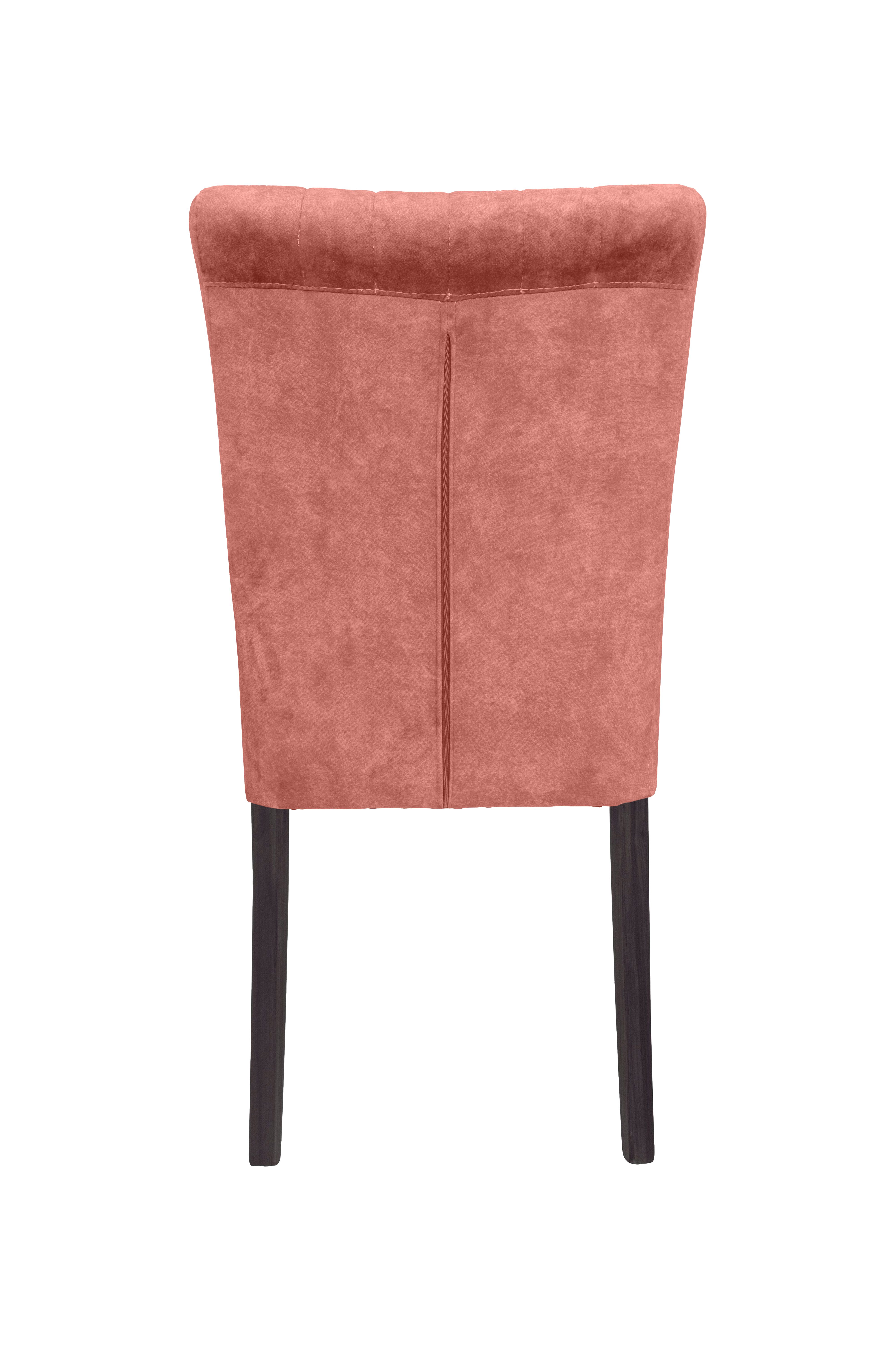 Home affaire Stoel met 4 poten verticale naden in de rugleuning (set, 2 stuks)