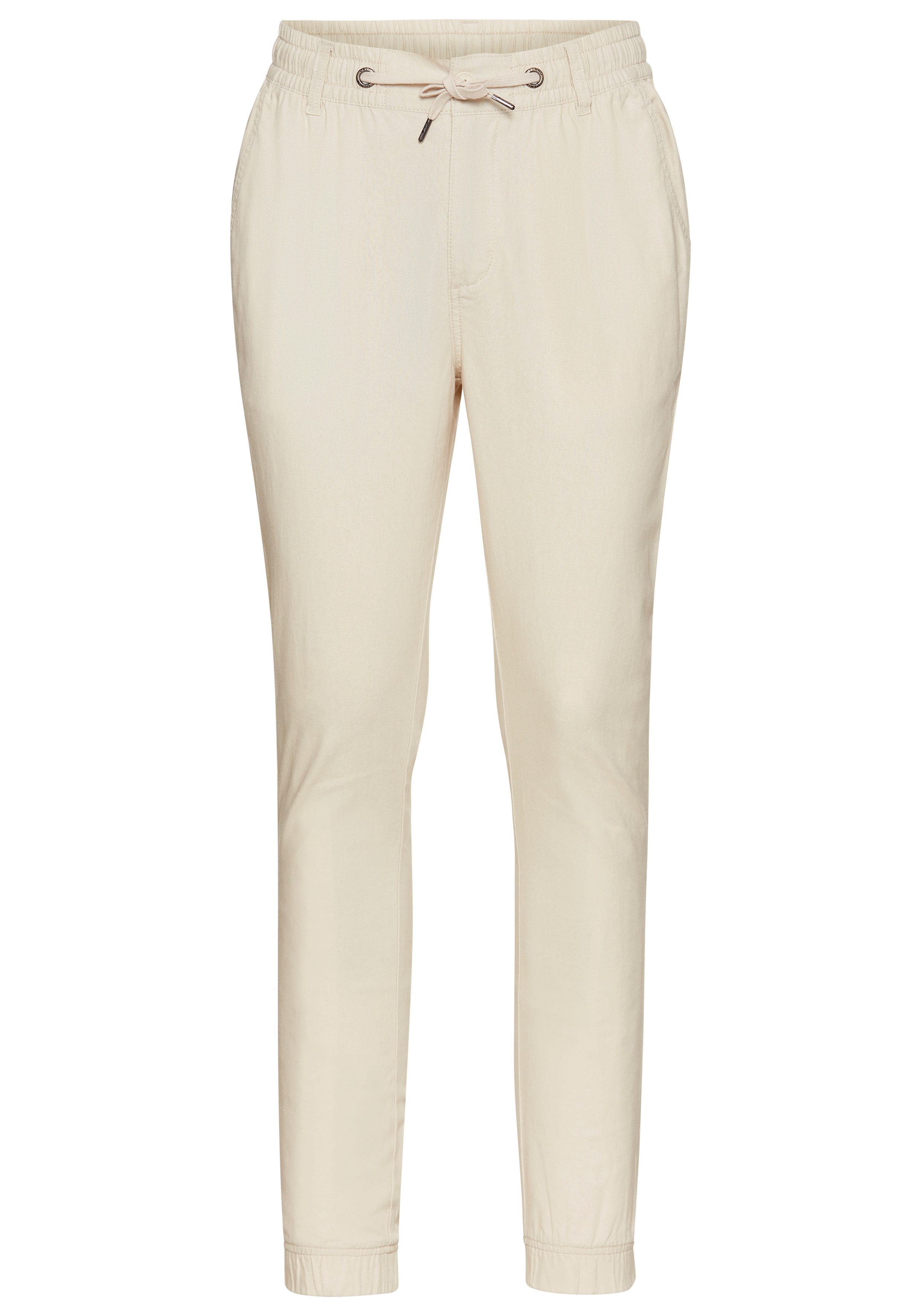 DELMAO Linnen broek Linnenbroek met koord