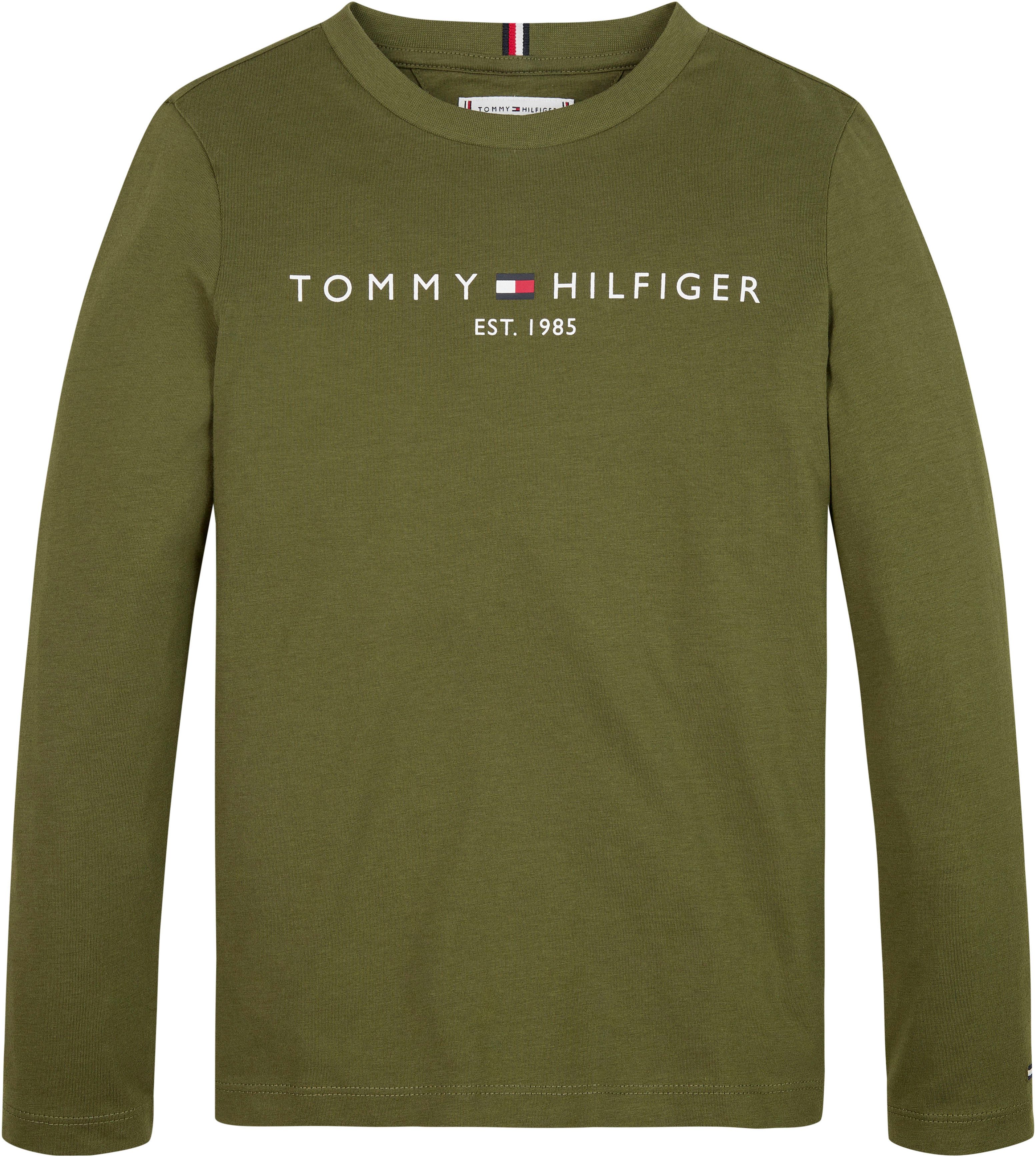 Tommy Hilfiger Shirt met lange mouwen U ESSENTIAL TEE L S Kinderen tot 16 jaar met logo-opdruk