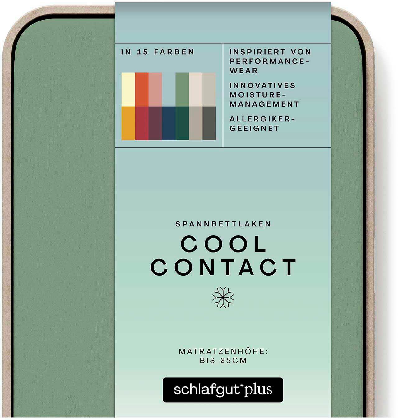 Schlafgut Hoeslaken Cool Contact 100% gekamd microvezel (1 stuk)