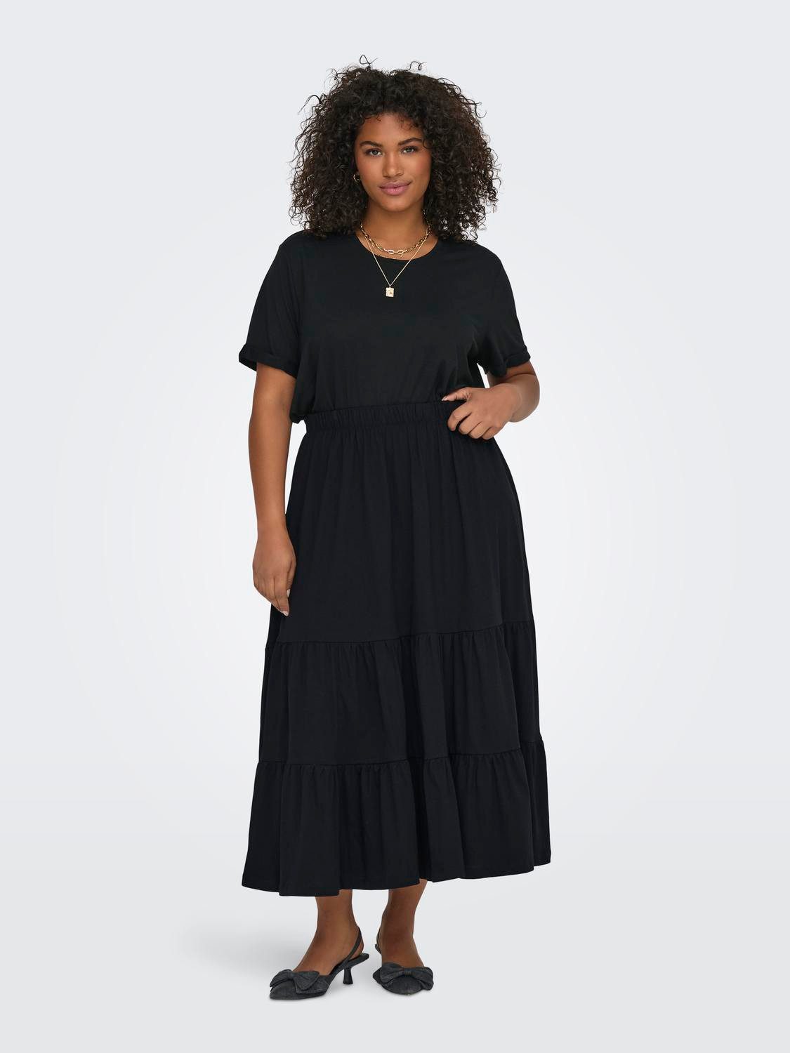 ONLY CARMAKOMA Maxirok CARMAY LIFE MAXI SKIRT JRS