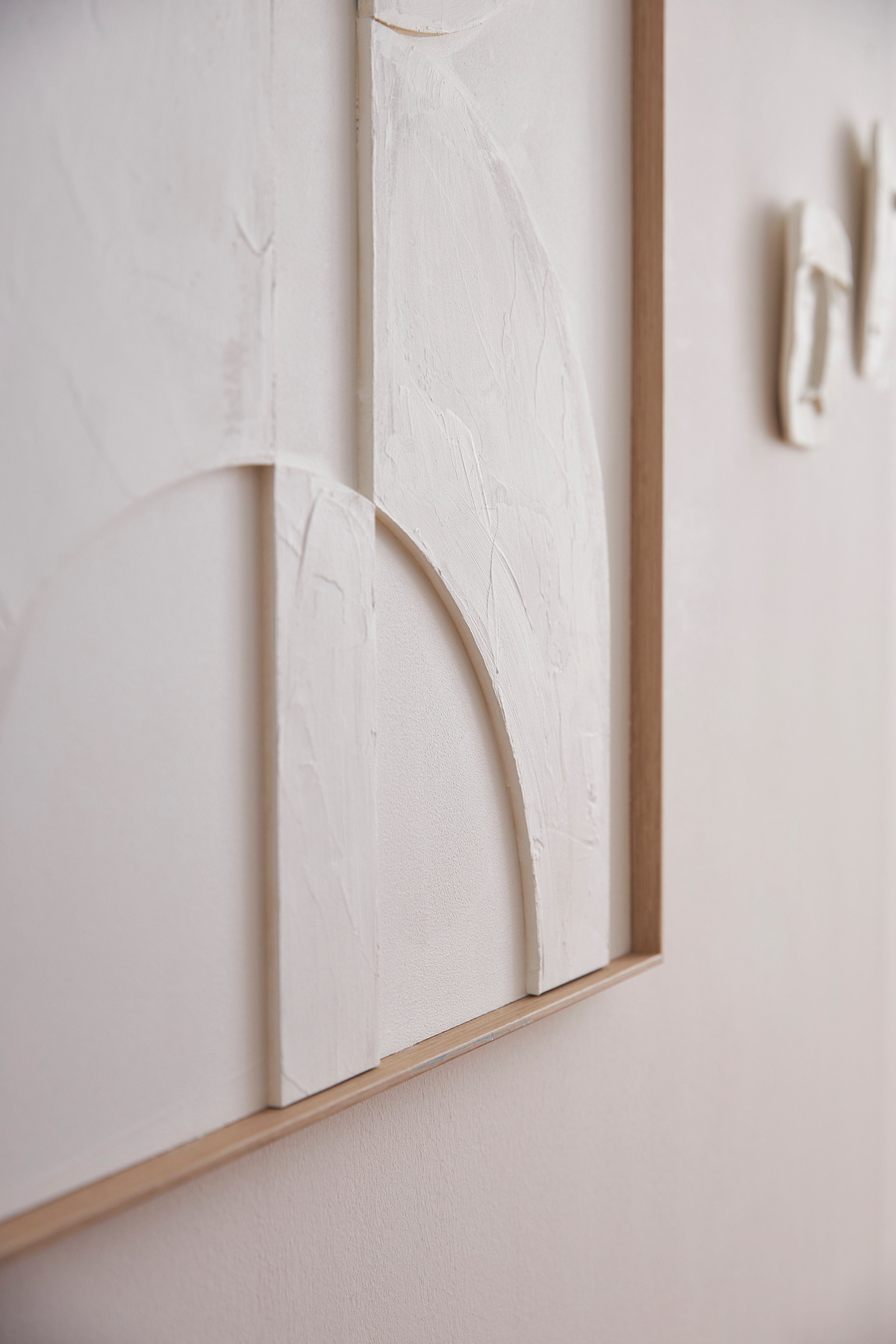 LeGer Home by Lena Gercke Wanddecoratie Mars in 3d-reliefpatroon, handgemaakt