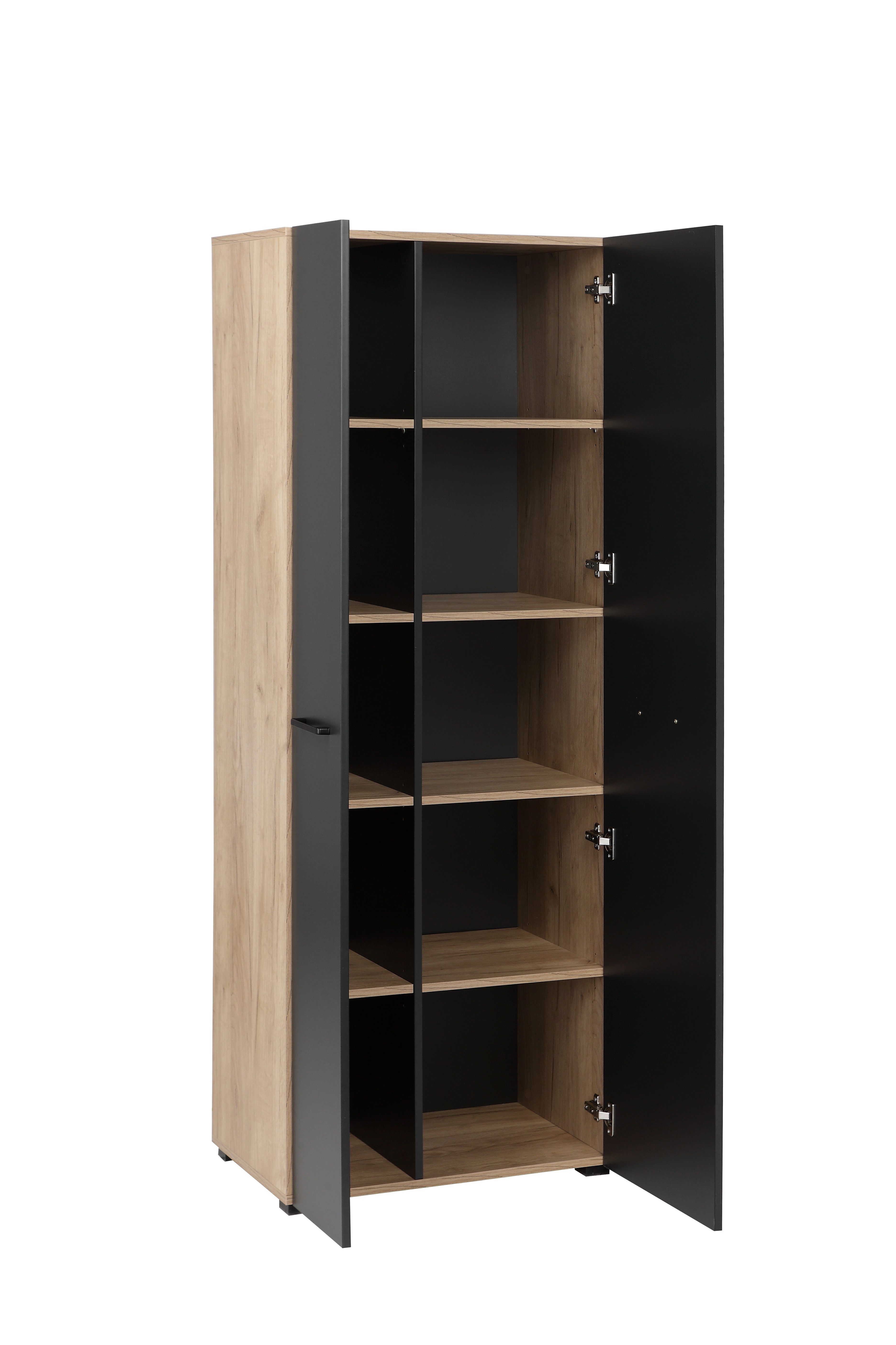 Places of Style Archiefkast Moid Hoogte 174,5 cm, moderne multifunctionele kast met deuren