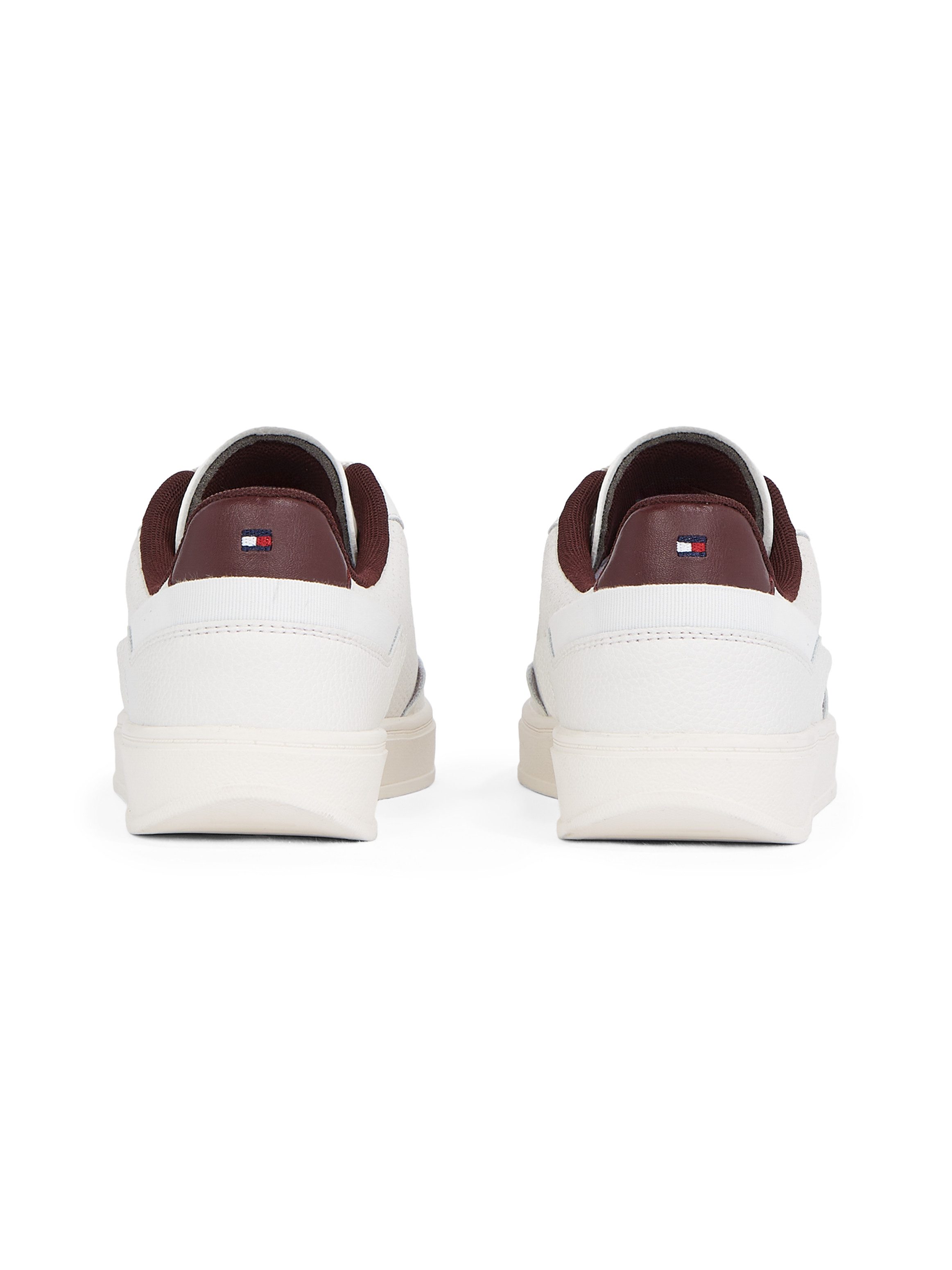 Tommy Hilfiger Plateausneakers TH HERITAGE SNEAKER PERF vrijetijdsschoen, lage schoen, veterschoen met th-logo-borduring