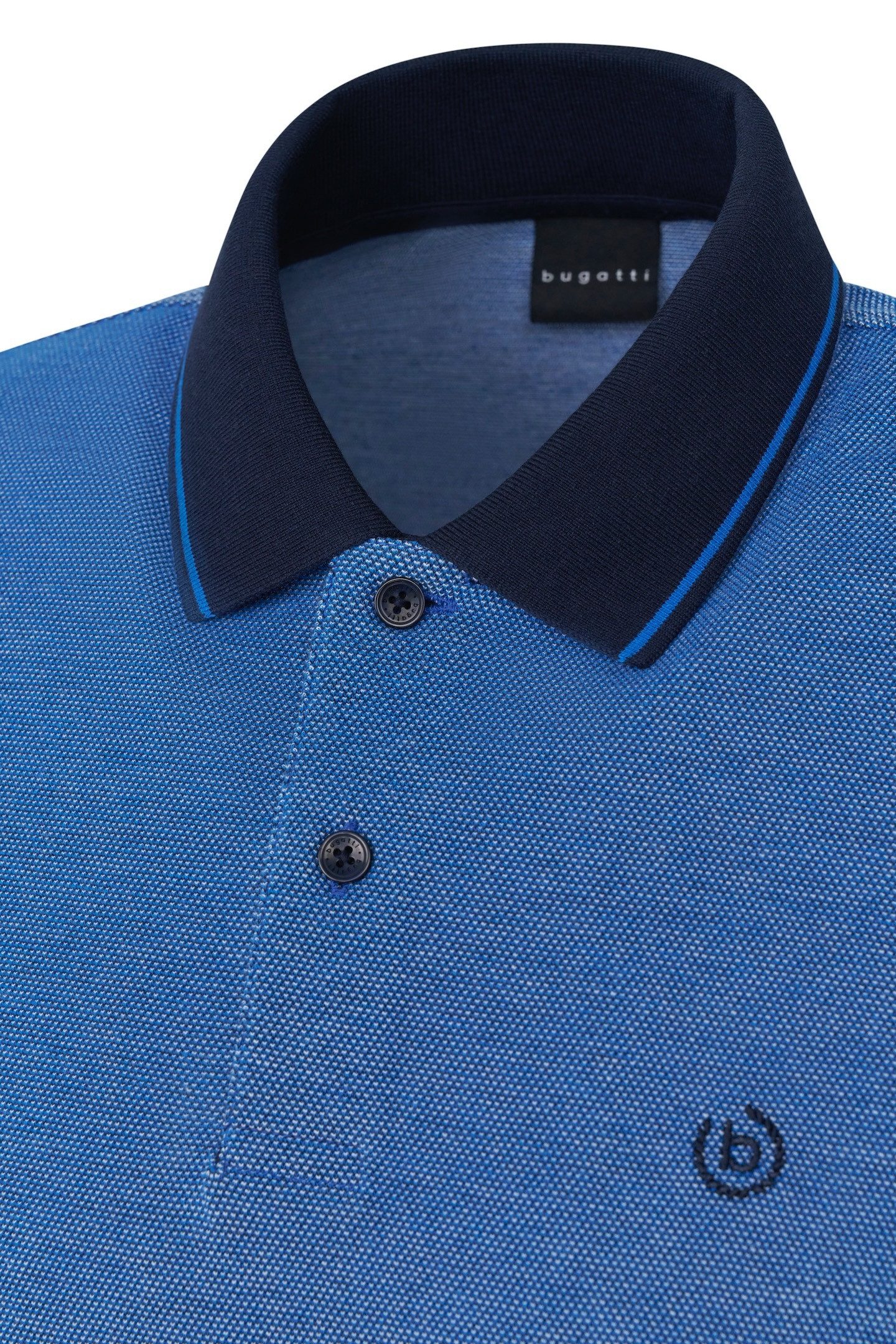 Bugatti Poloshirt gemaakt van katoen