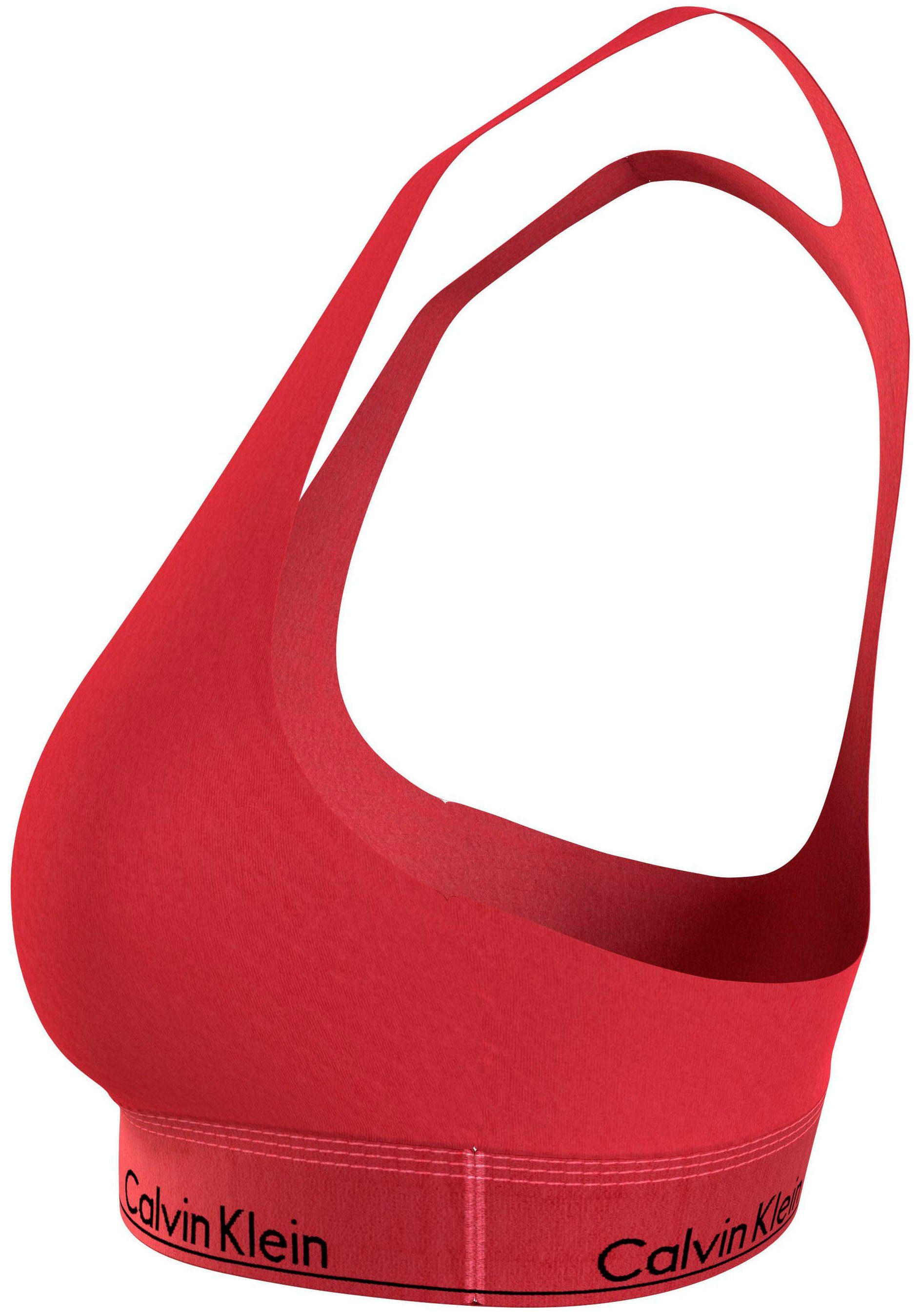 Calvin Klein Bralette UNLINED BRALETTE met ck logo-opschrift op de tailleband