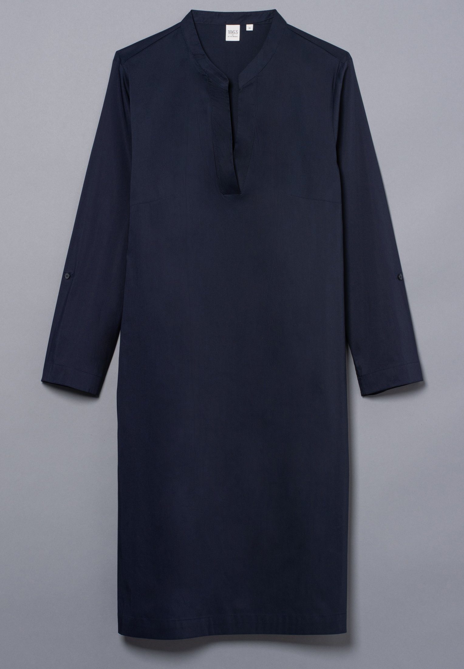 Eterna Jurk met overhemdkraag Loose fit