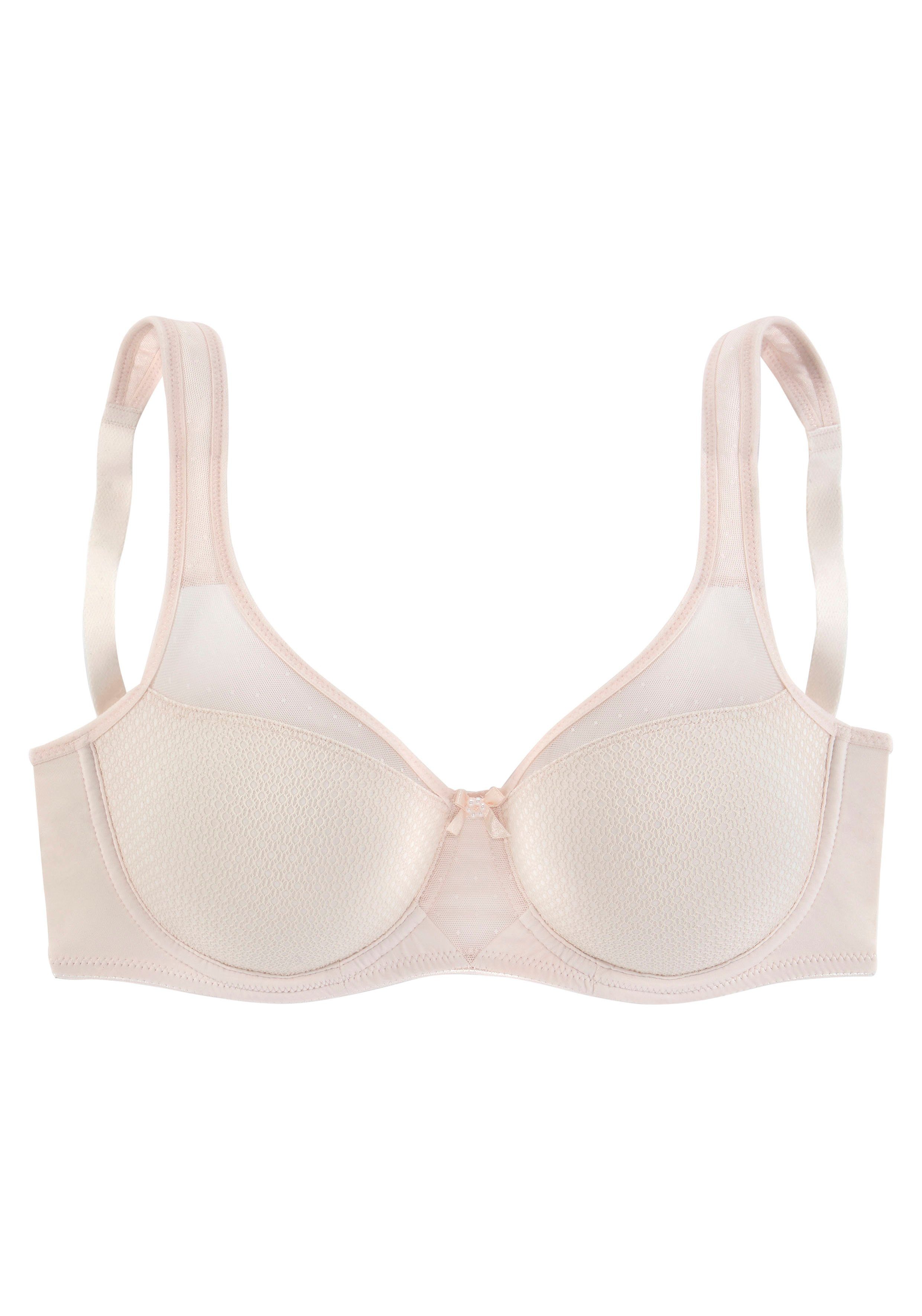 Nuance Minimizer-bh met beugel en transparante netinzetten in de bovenste cup