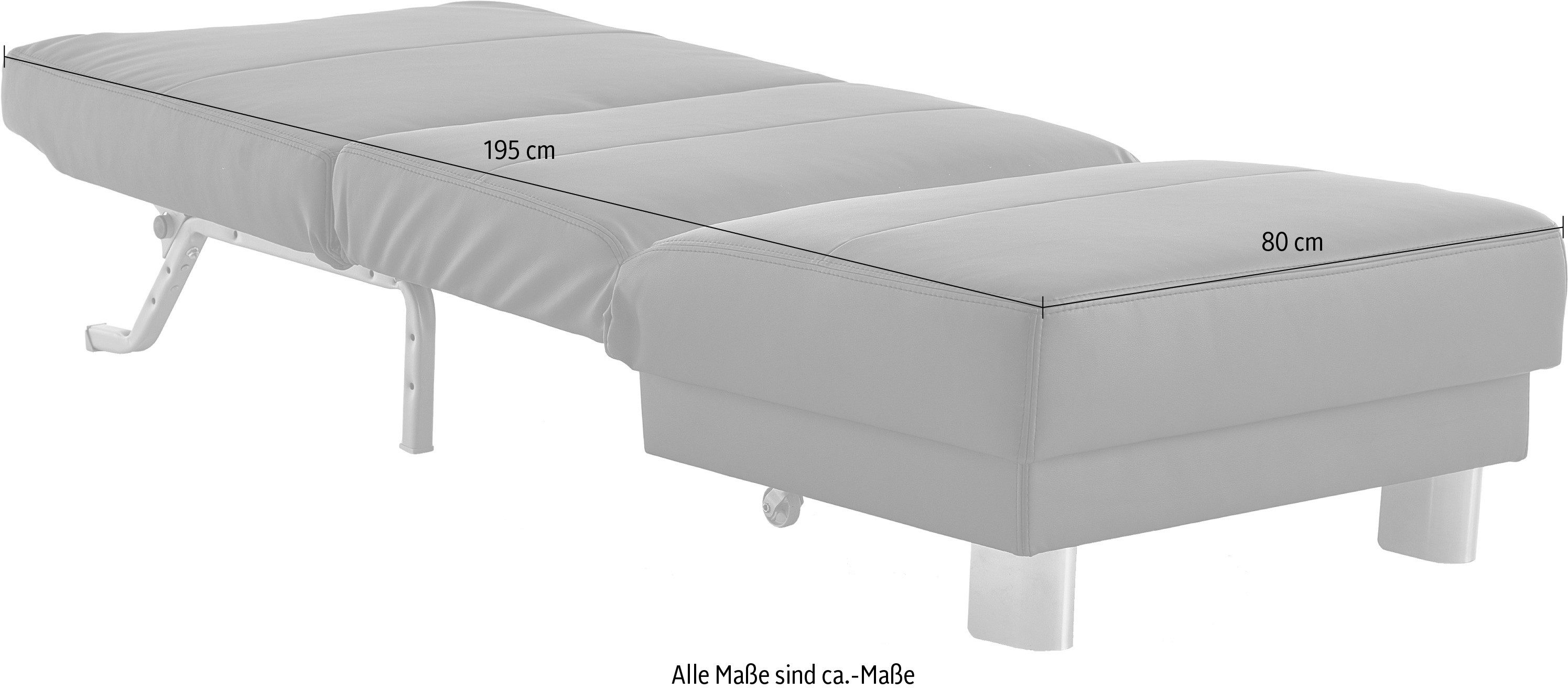 INOSIGN Slaapbank GINA in een handomdraai van bank in bed te veranderen