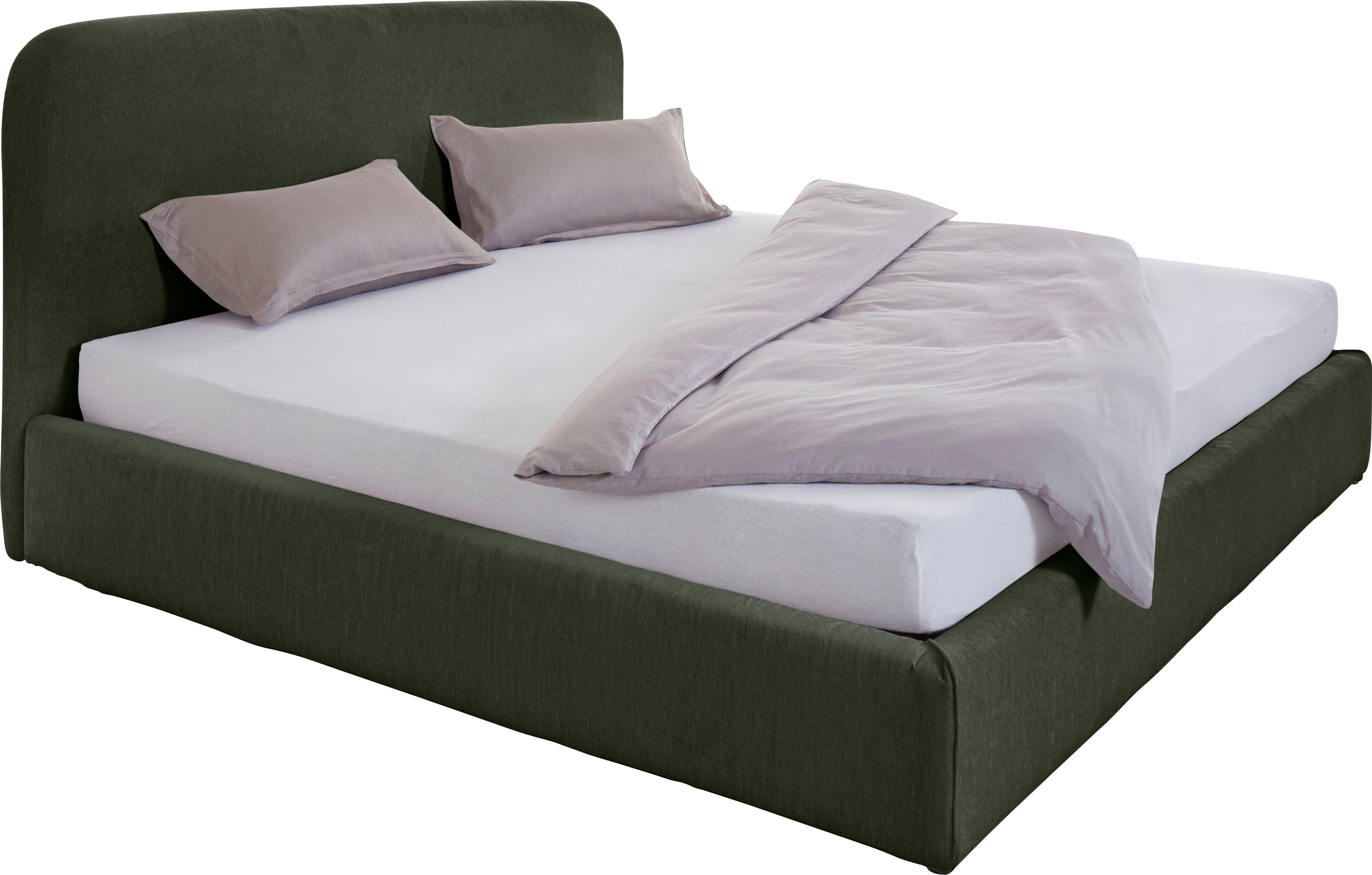 INOSIGN Gestoffeerd bed Venora met bedkist & lattenbodem, in 3 breedten