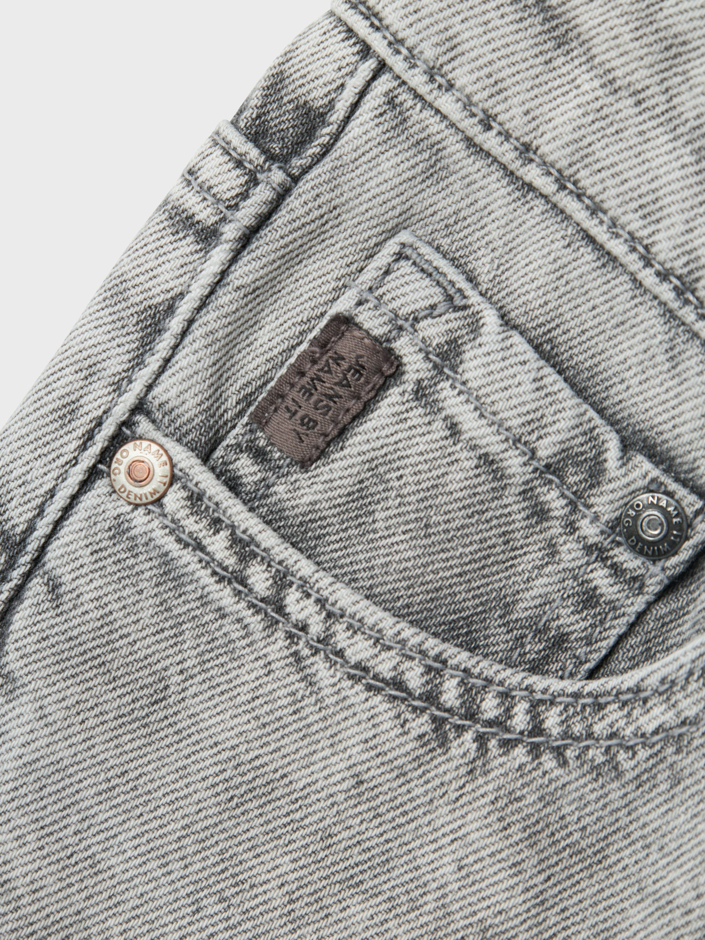 Name It Straight jeans NKFROSE voor meisjes met hoge taille en wijde pijpen