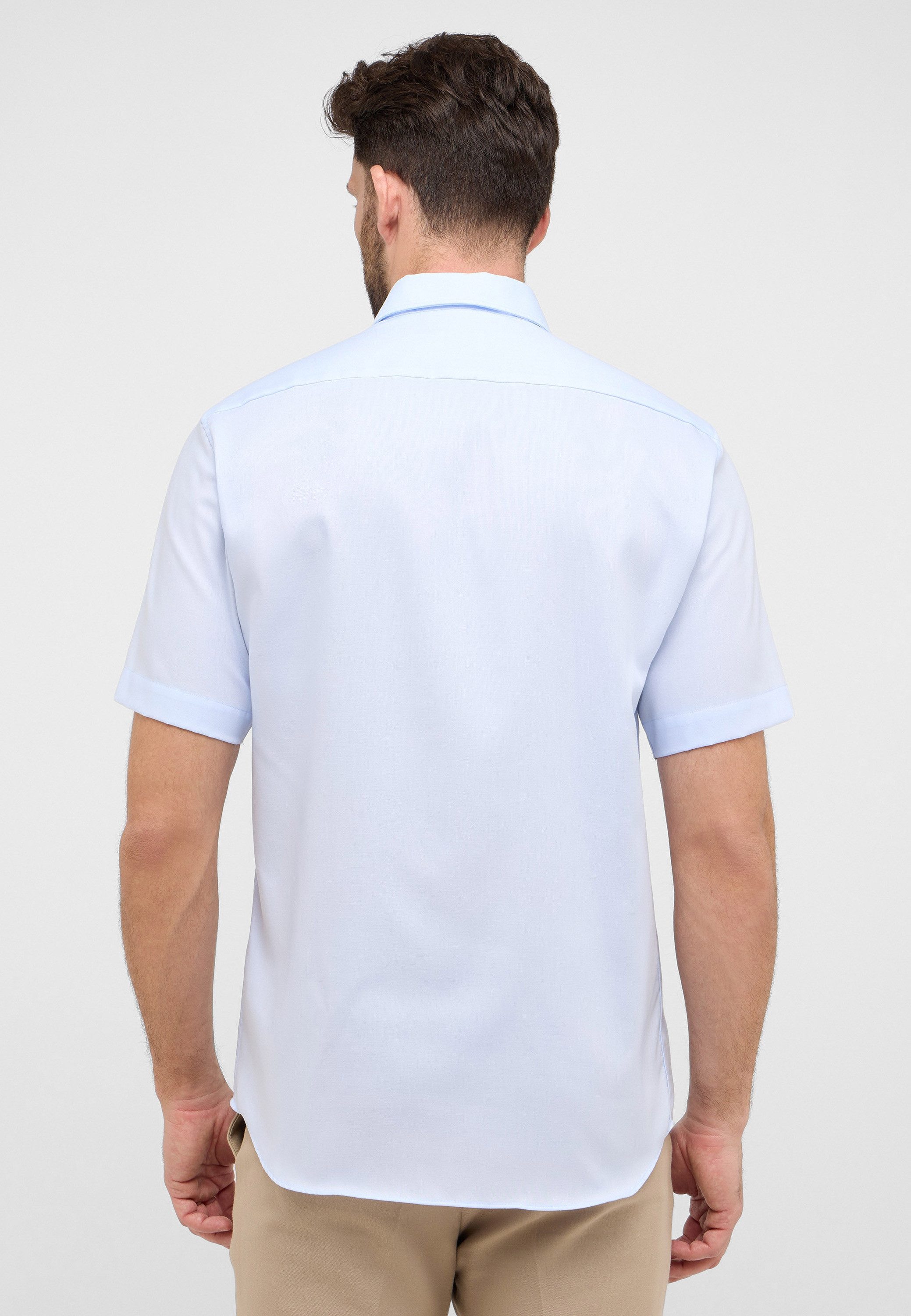 Eterna Overhemd met korte mouwen MODERN FIT NON IRON (strijkvrij)