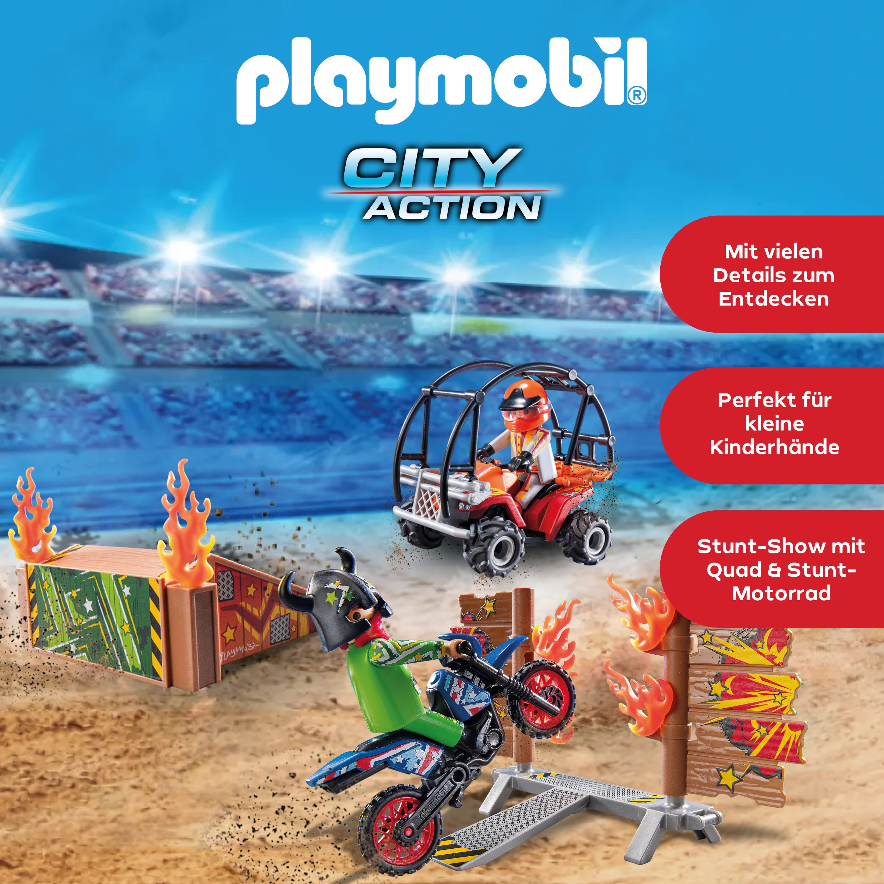 Playmobil® Constructie-speelset Stunt Show (71808), Playmobil Stunt Show (44-delig)