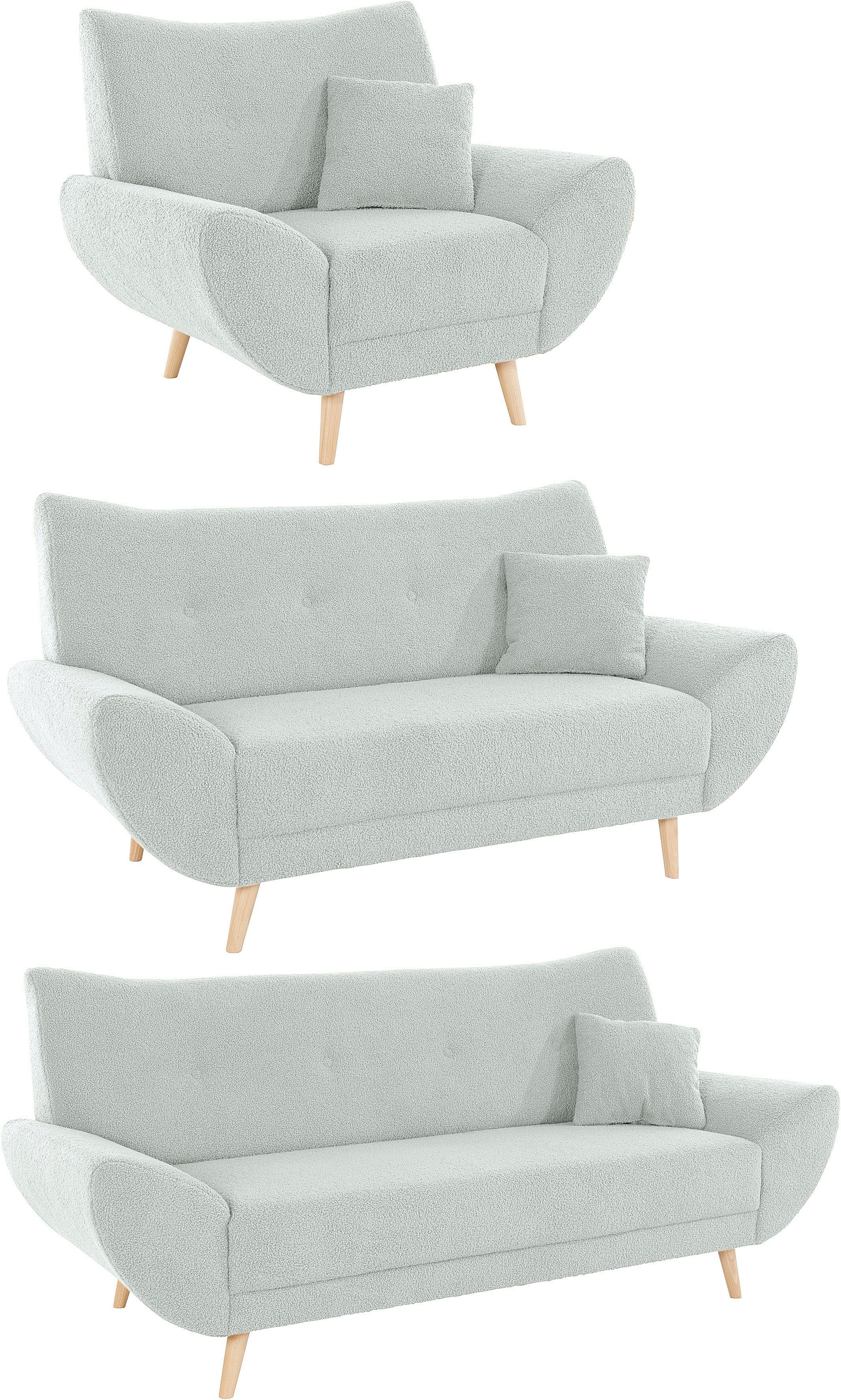 Home affaire Zithoek BASTA Comfortabele golfvering (3-delig)