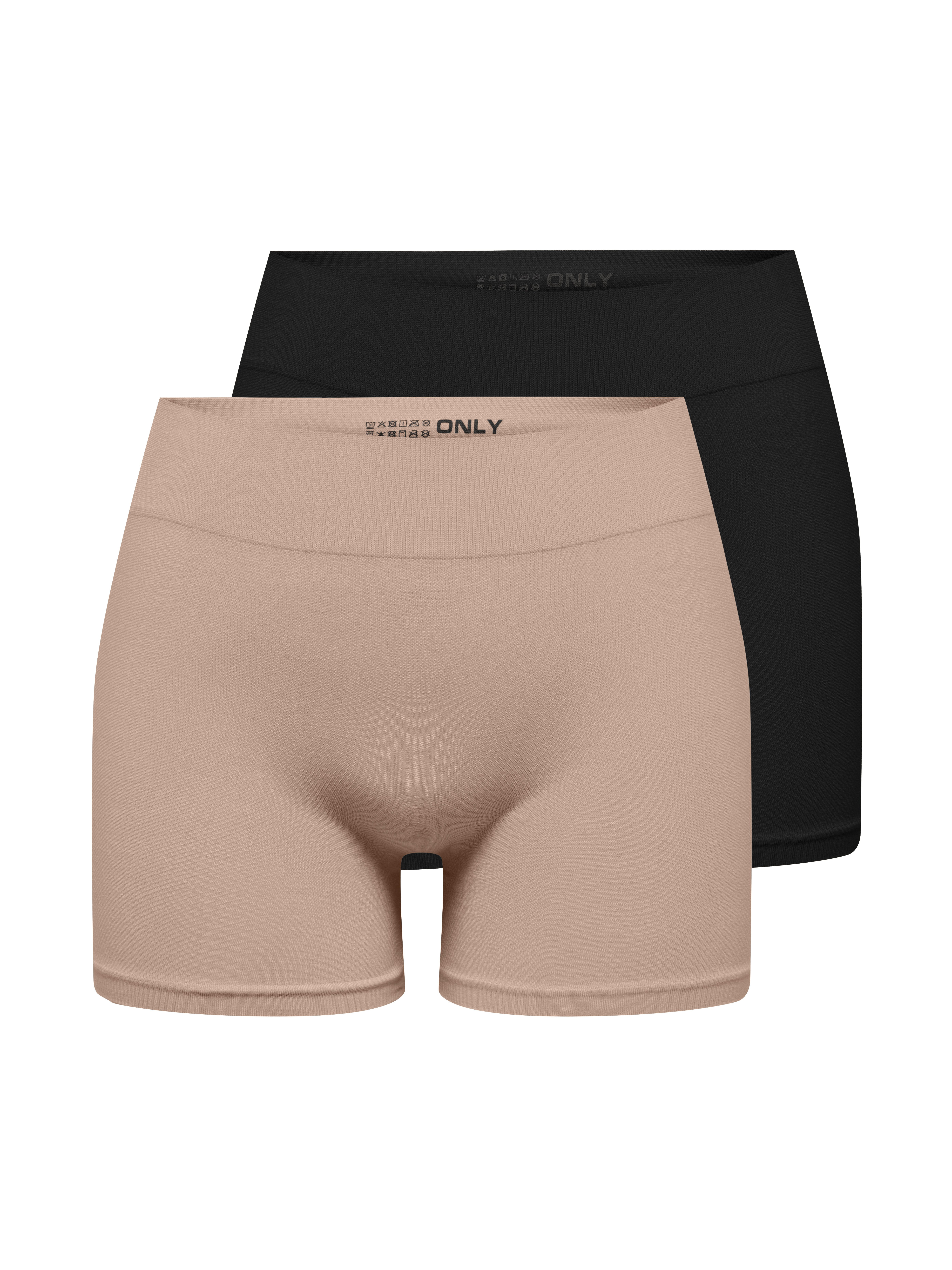 Only Hotpants ONLVICKY S-LESS MINI SHORTS 2-PACK (set, 2-delig)