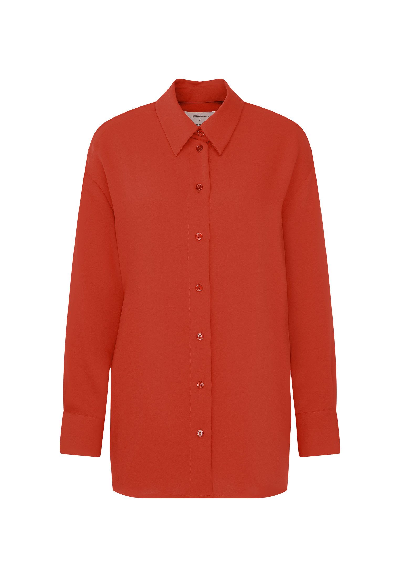 seidensticker Lange blouse Zwarte roos
