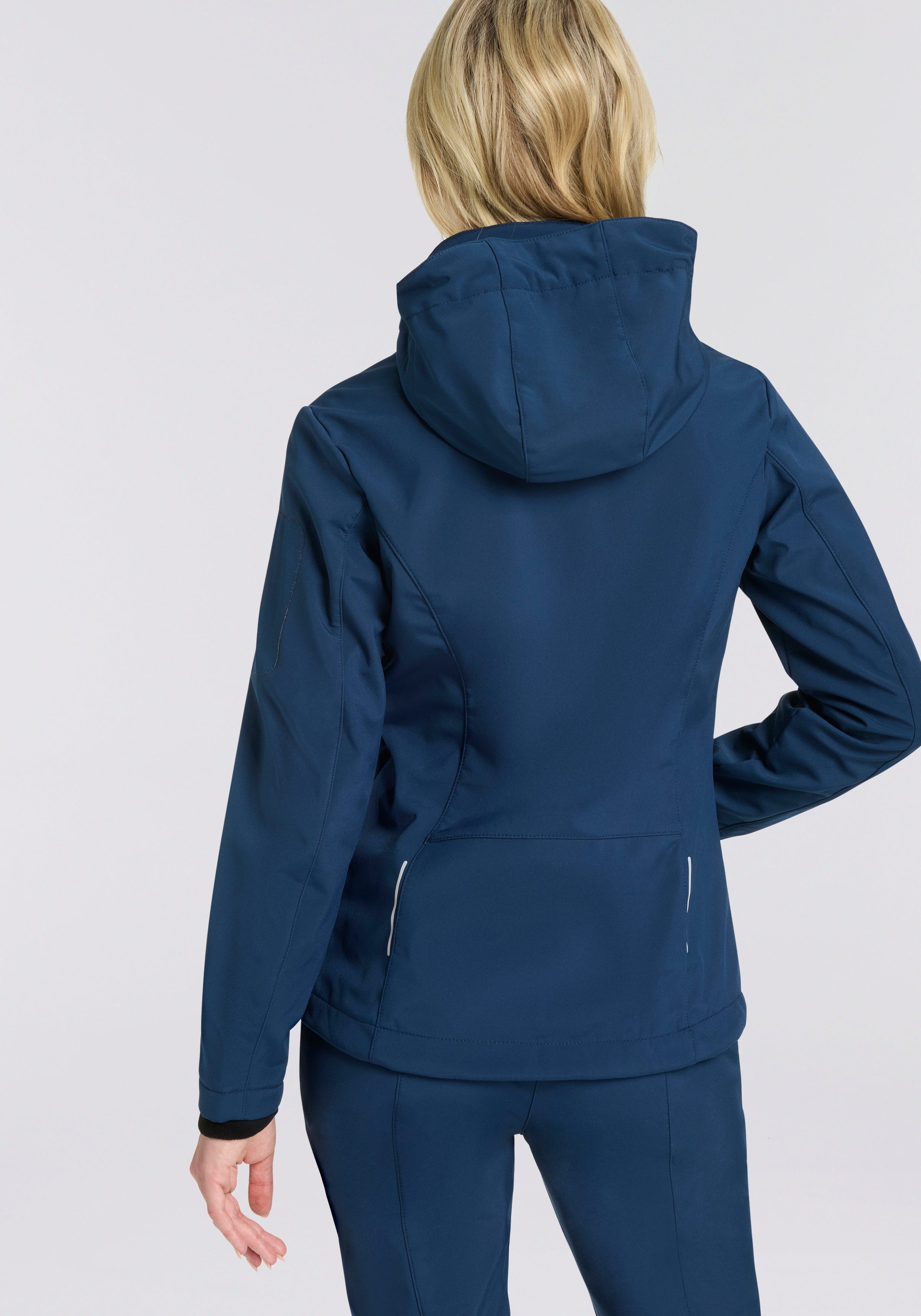 CMP Softshell-jack WOMAN JACKET ZIP HOOD Warmte- & wind- & waterafstotend (1 stuk)