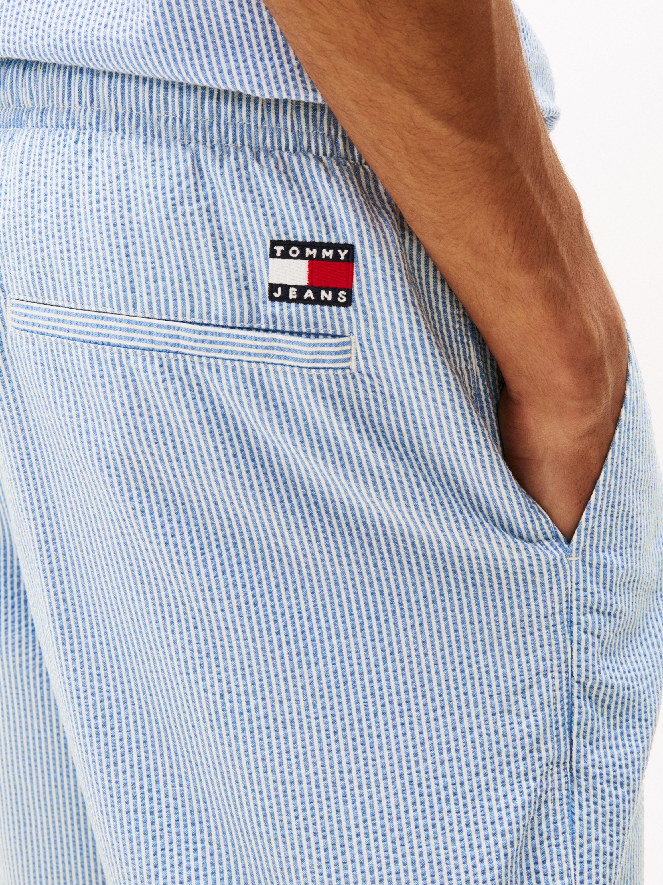 TOMMY JEANS Short TJM SEERSUCKER STP BEACH SHORT
