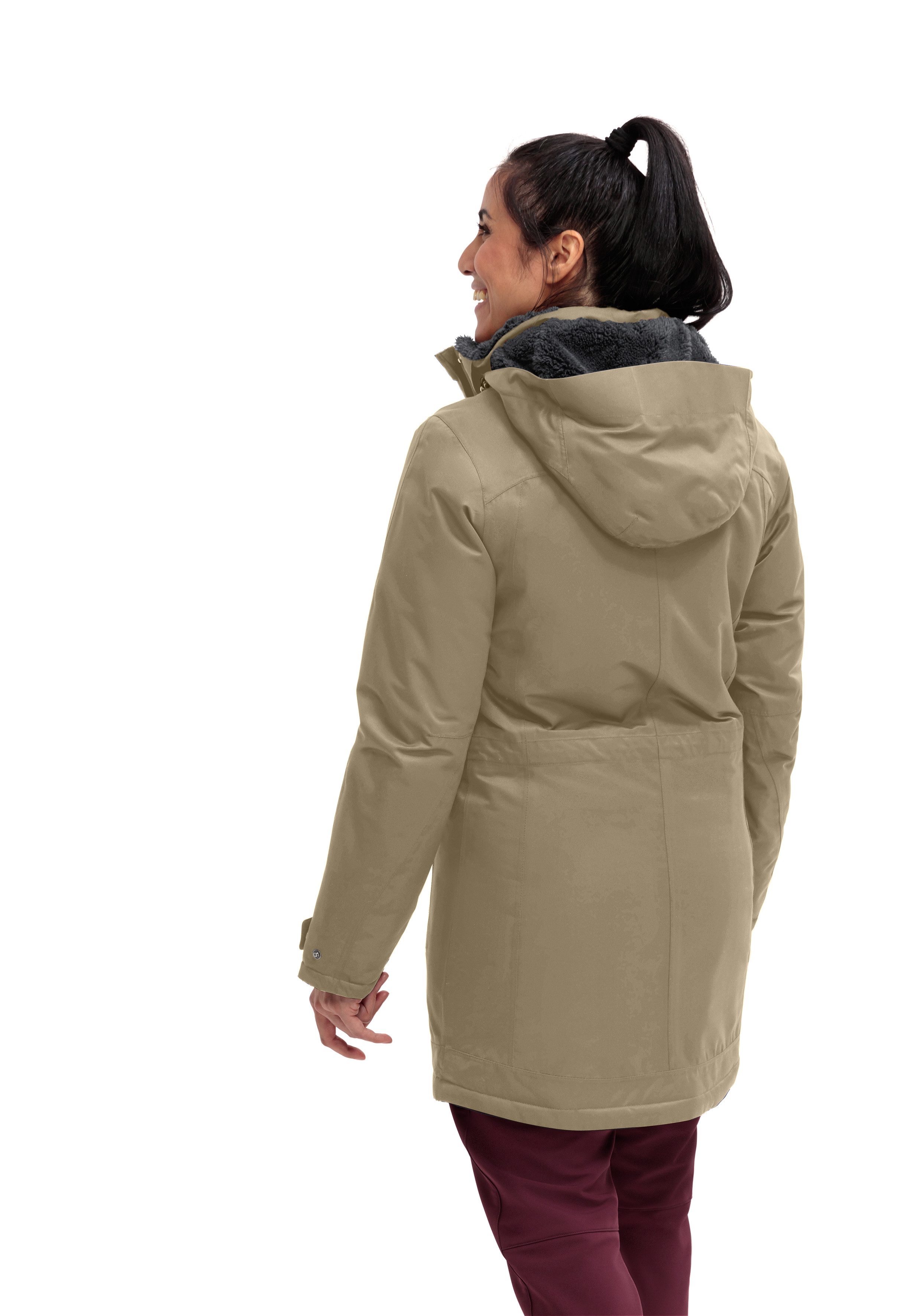 Maier Sports Functioneel jack Lisa 2.1 Dames mantel, ademende wintermantel, 2 ritszakken, regular fit