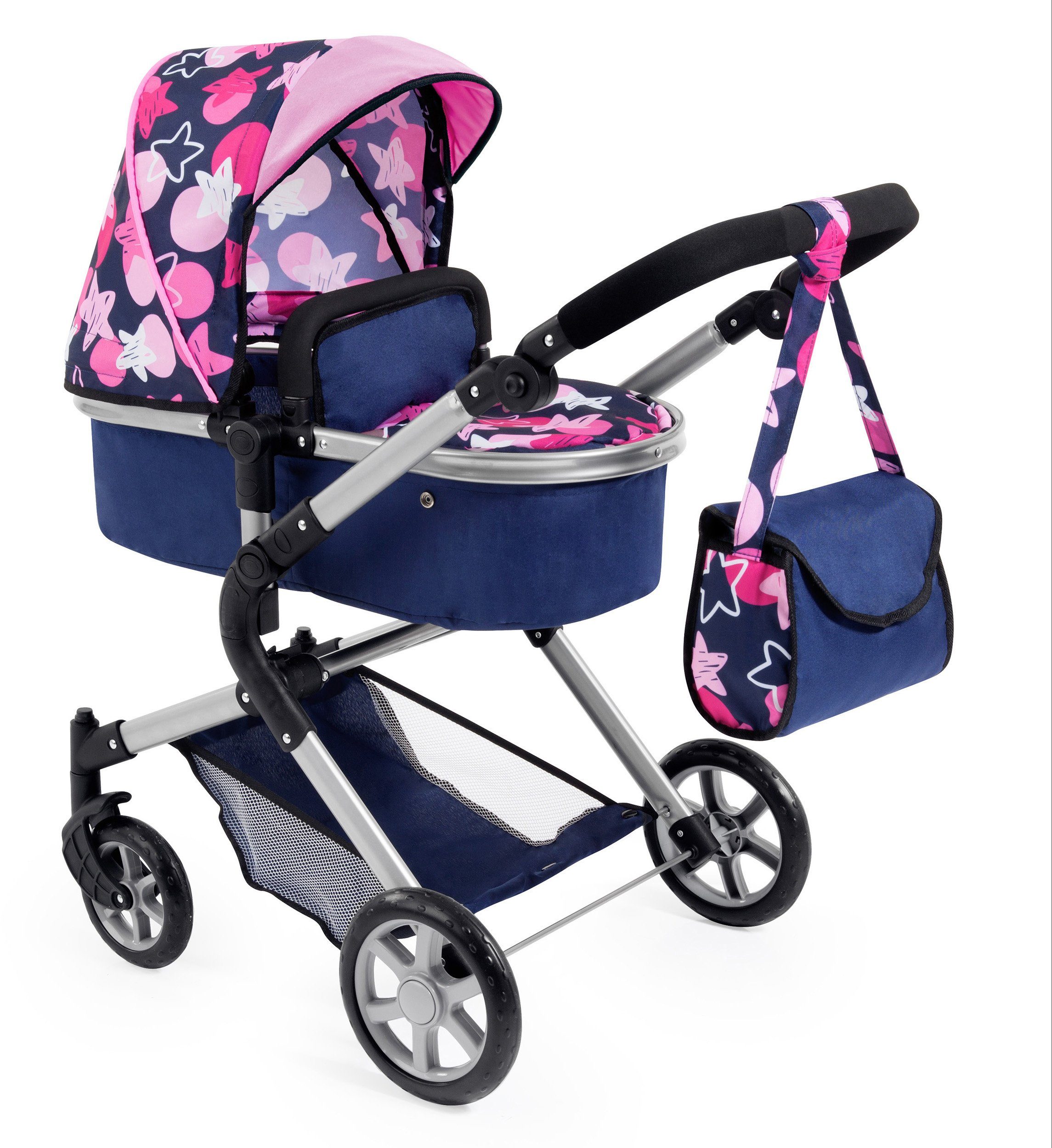 Bayer Combi-poppenwagen City NEO, blauw