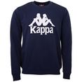 kappa sweatshirt met trendy ronde hals blauw