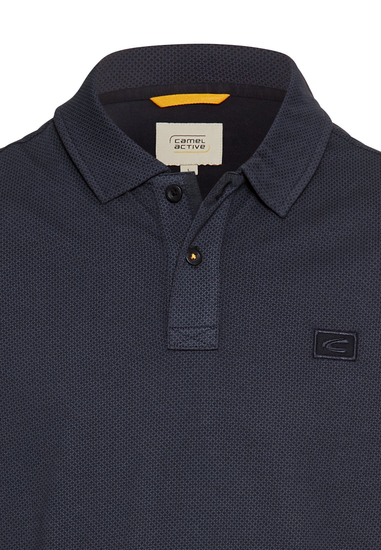 camel active Poloshirt met logoborduursel