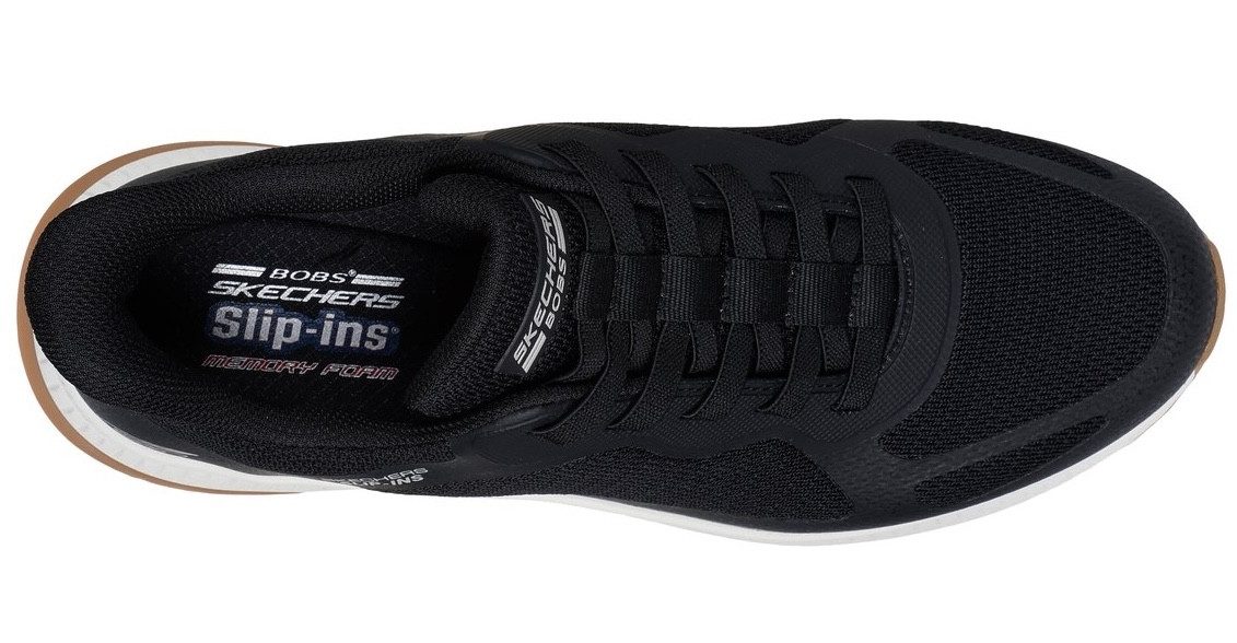 Skechers Slip-on sneakers BOBS SQUAD 4 Trainingsschoen, sneaker, veterschoen voor gemakkelijk in stappen