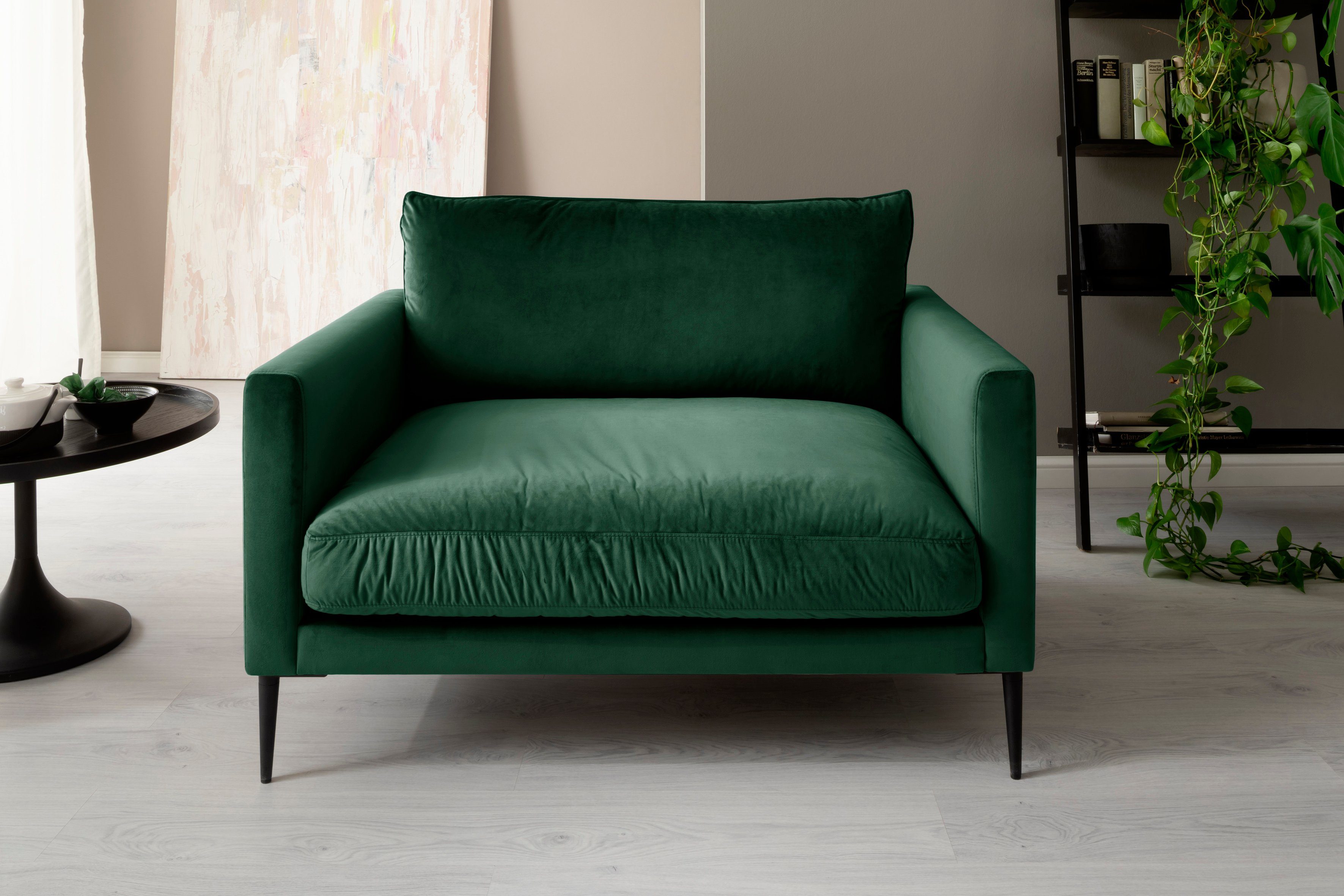 Trends by HG Fauteuil Svea met metalen voet, vrij plaatsbaar