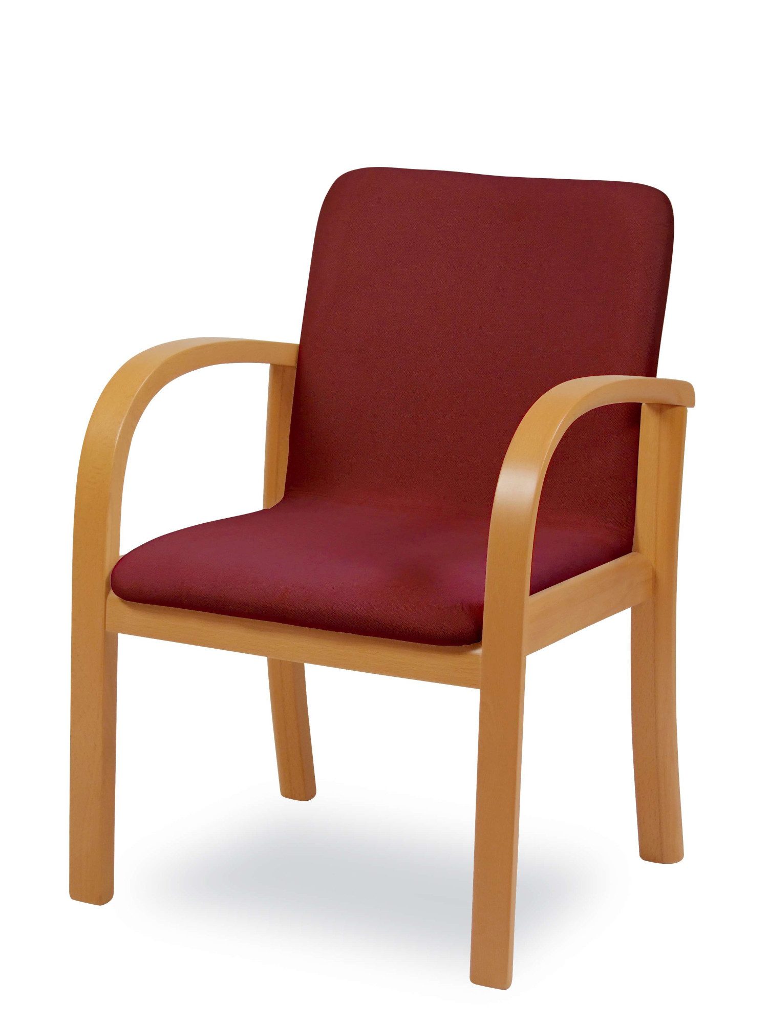 Home affaire Eetkamerstoel LINA707 Extra-comfort, vlekbestendig weefsel, massief hout (1 stuk) eetkamerstoelen beige