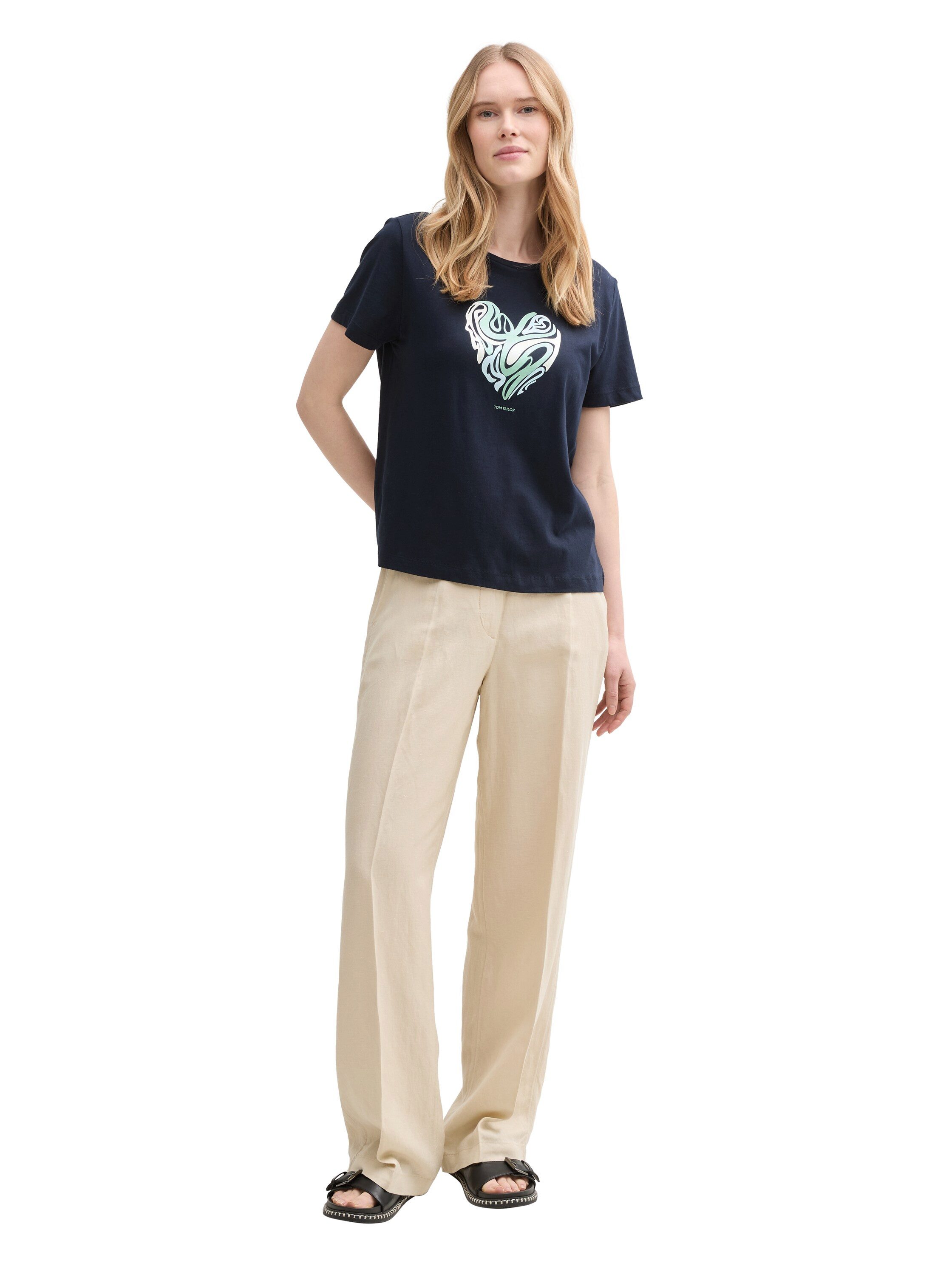 Tom Tailor T-shirt met frontprint