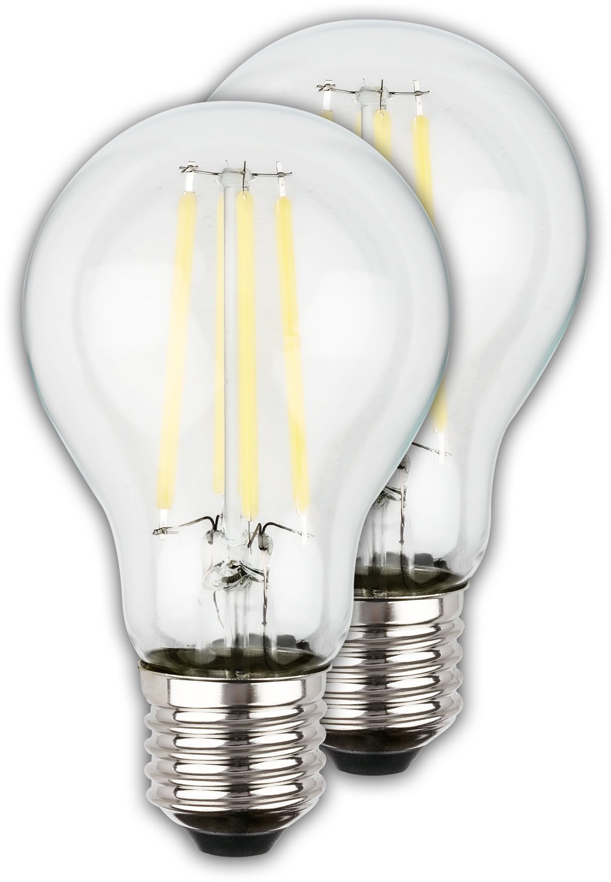 Briloner Leuchten Led-verlichting Ultra-efficiënte A60 lichtbron EEK A, 2-pack, E27