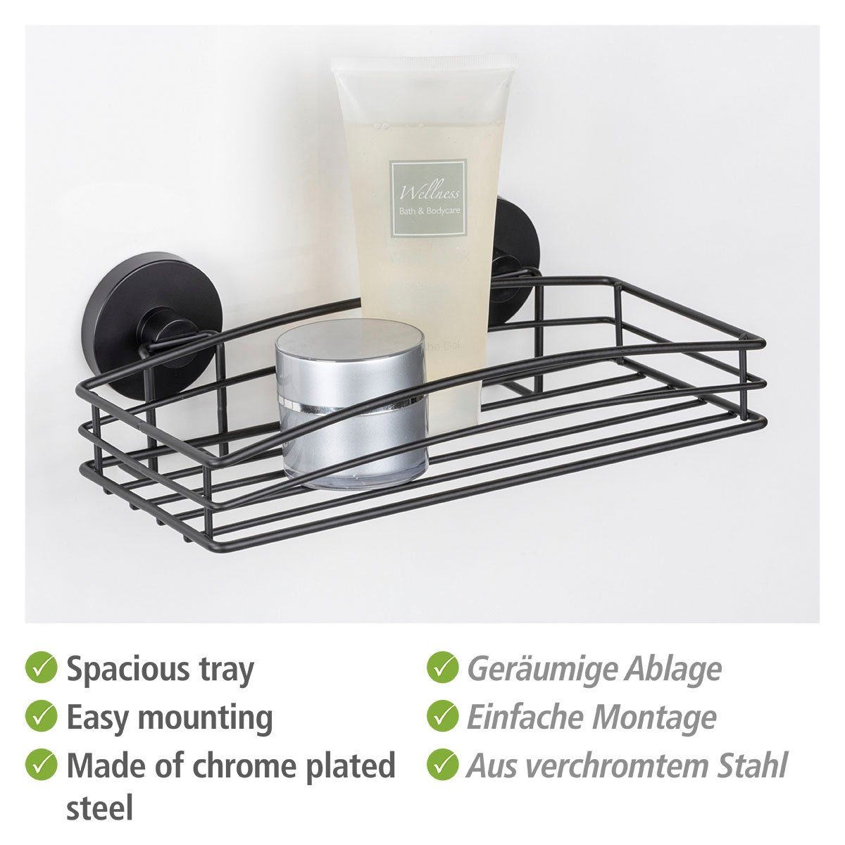 WENKO Doucherekje Vacuum-Loc