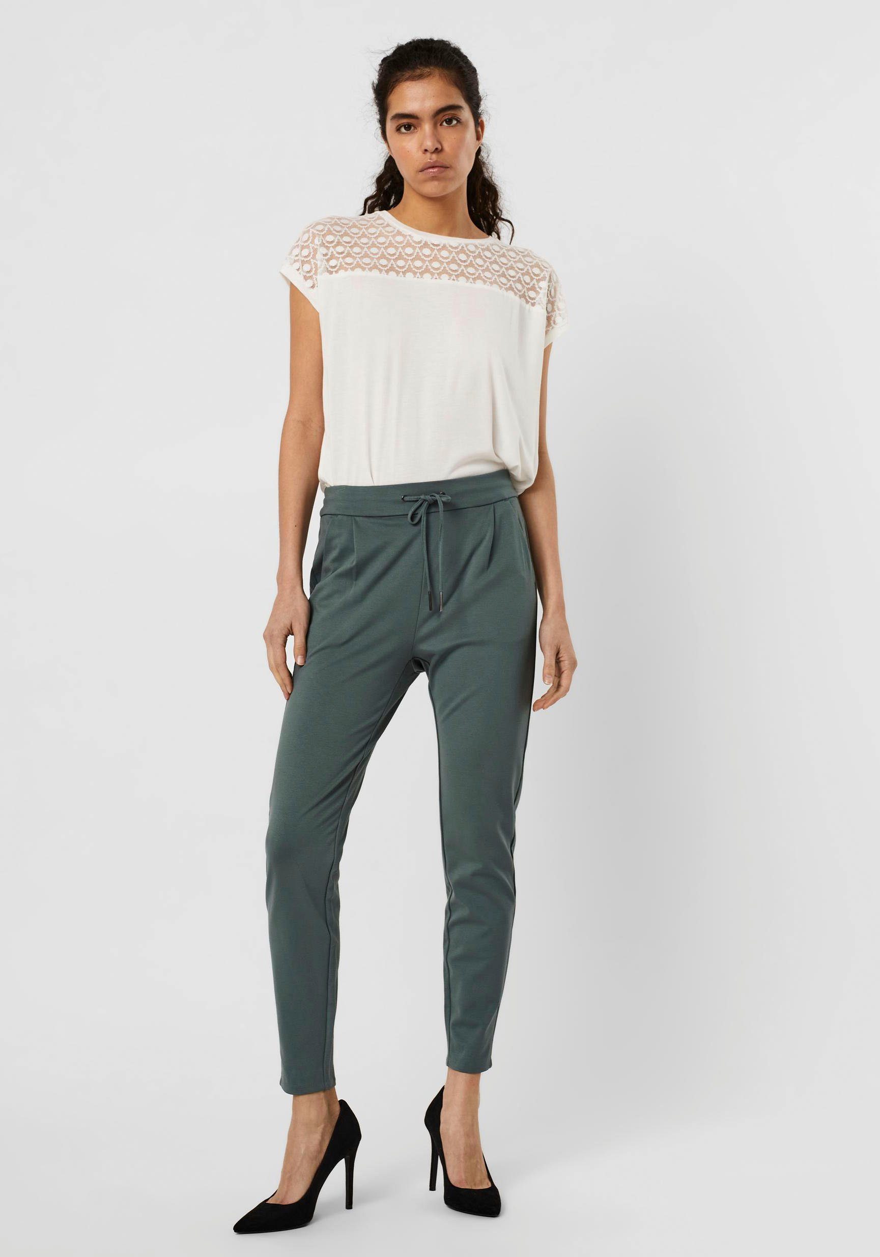 Vero Moda Joggingbroek VMEVA MR LOOSE STRING PANT GA NOOS