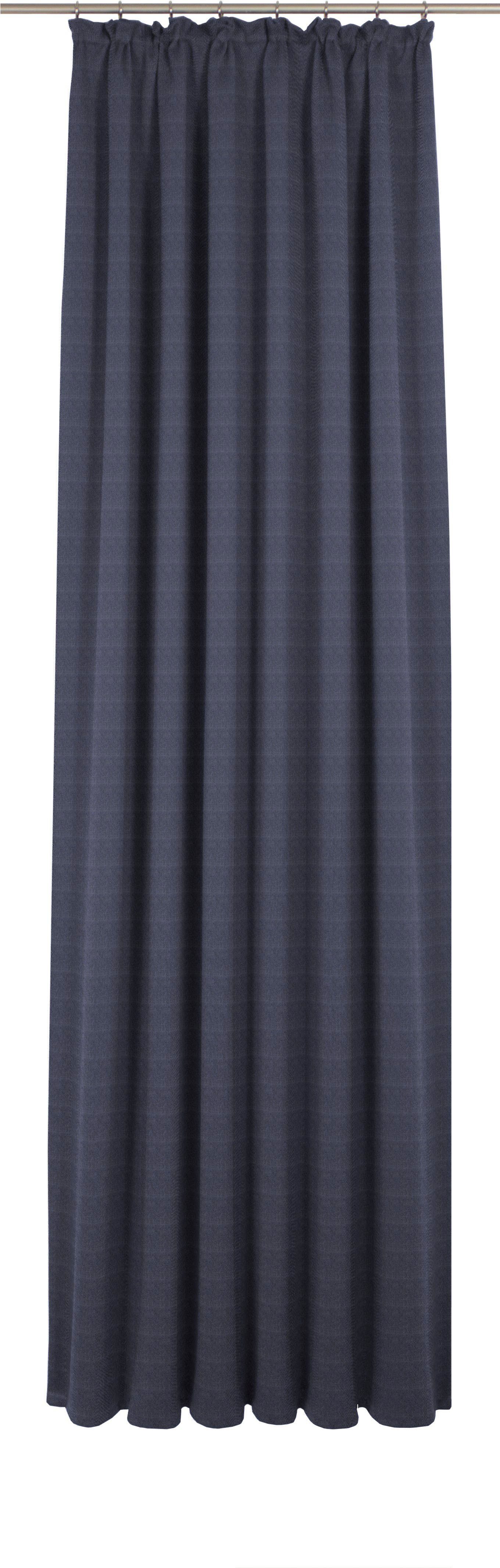 Wirth Gordijn Uni Collection Light (1 stuk) vitrage maat - blauw