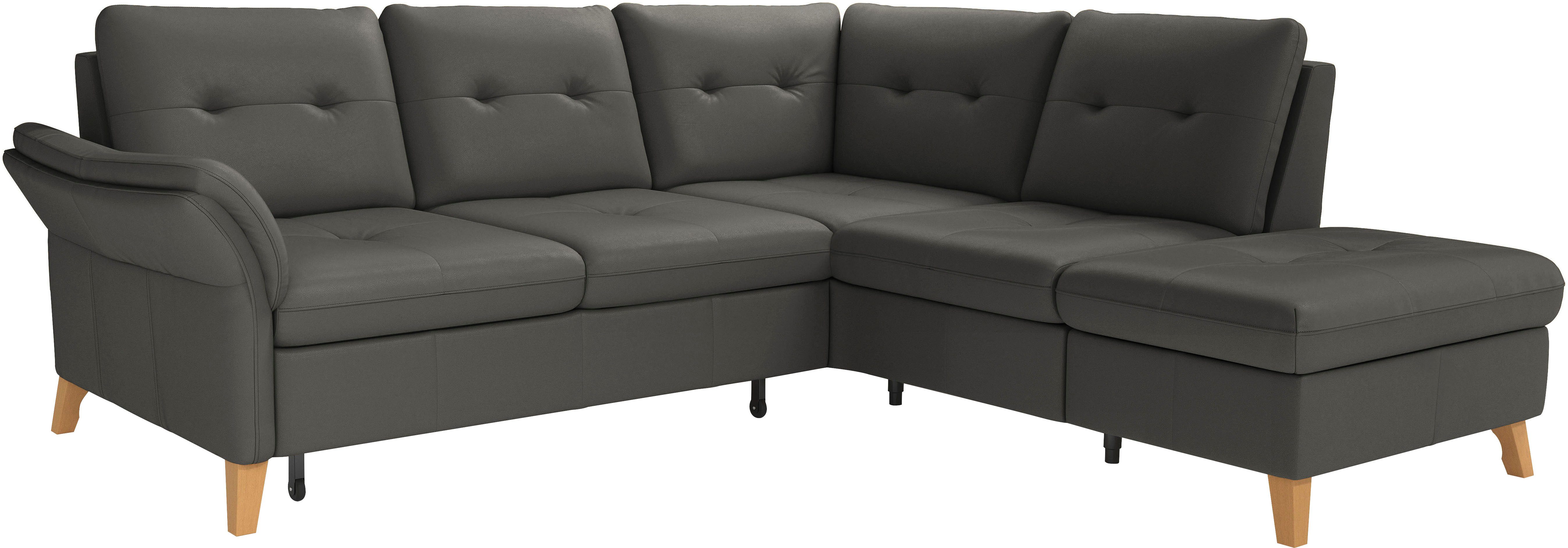 sit&more Hoekbank Göteborg inclusief zitdiepteverstelling, optioneel met bedfunctie & bedlade