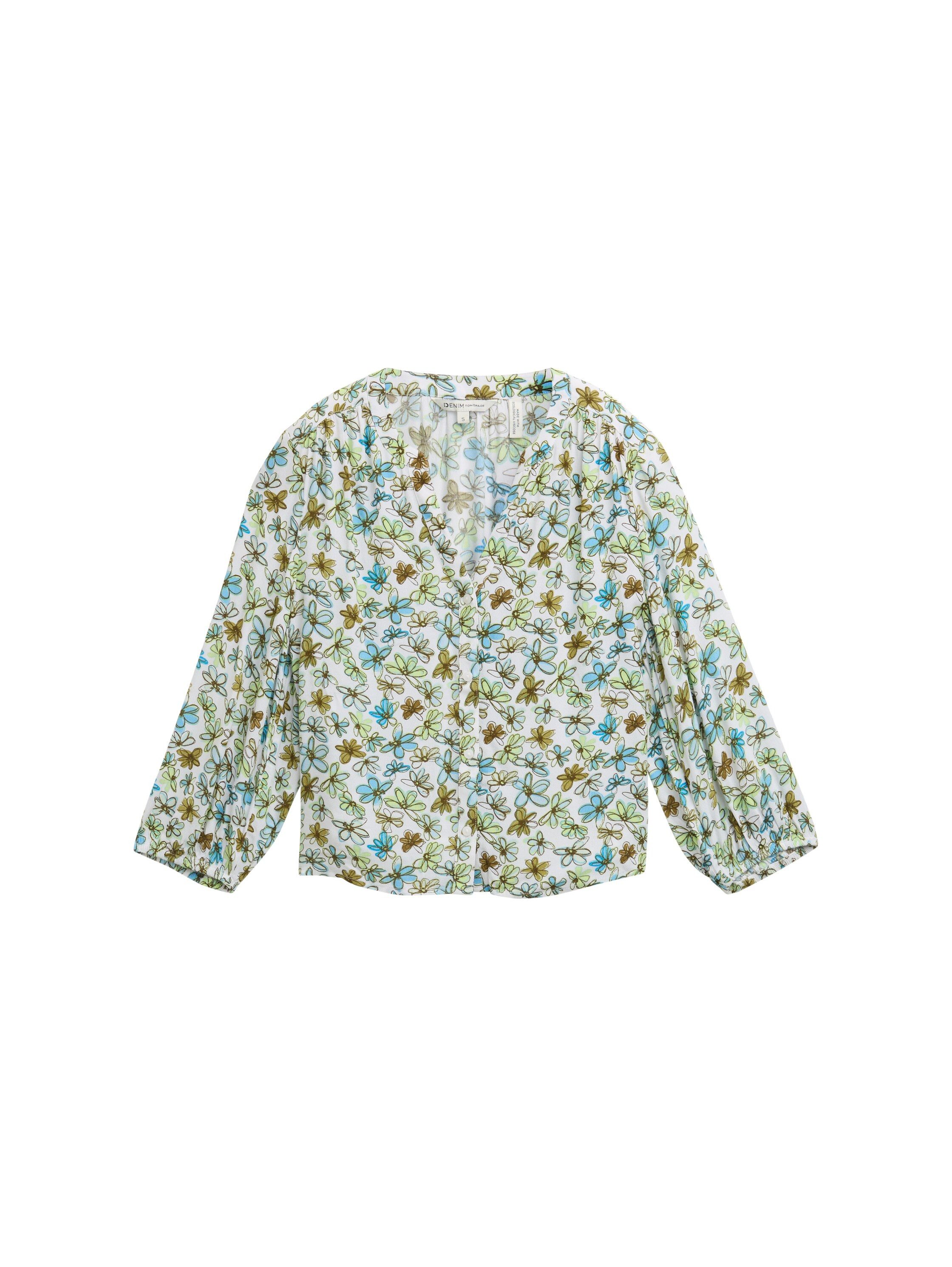 Tom Tailor Denim Klassieke blouse met print all-over