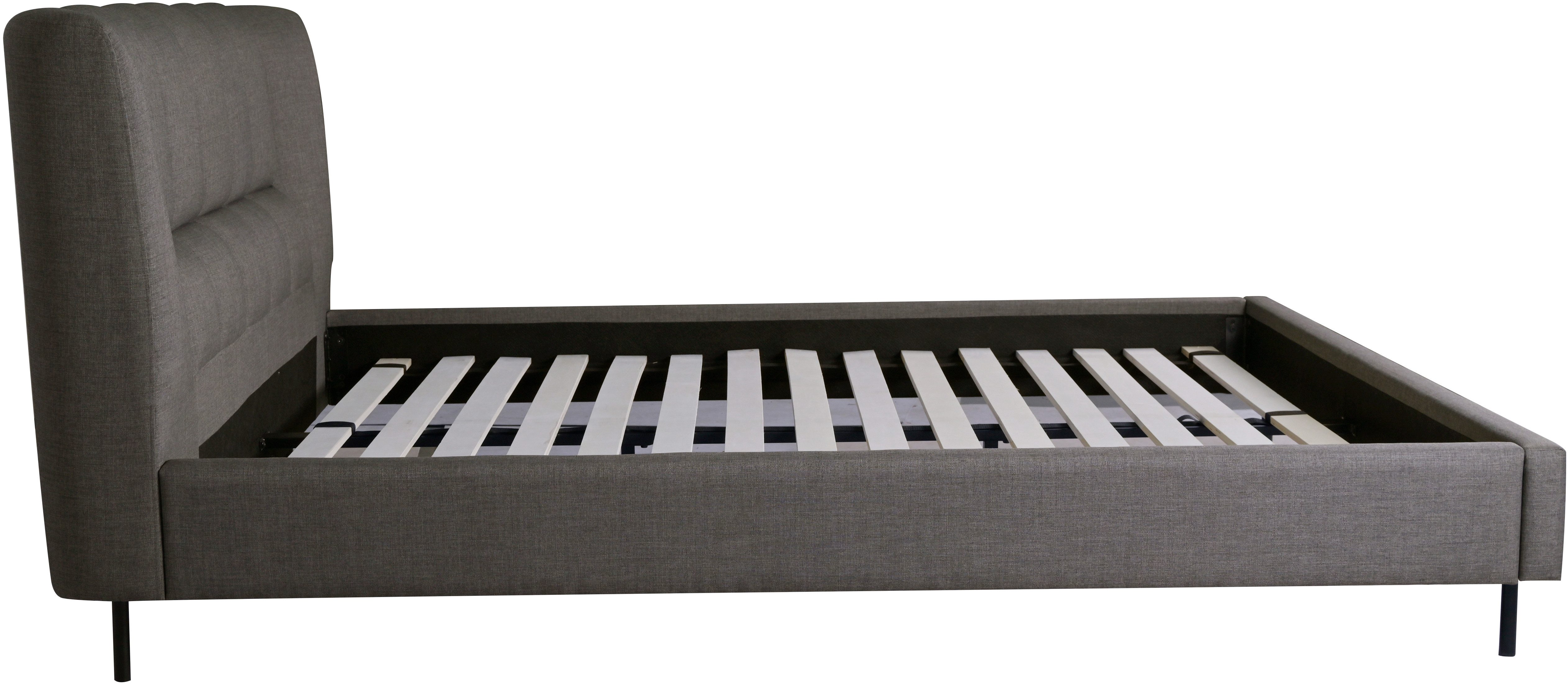 Leonique Gestoffeerd bed Silene inclusief lattenbodem, verkrijgbaar in 140 & 180 cm breedte