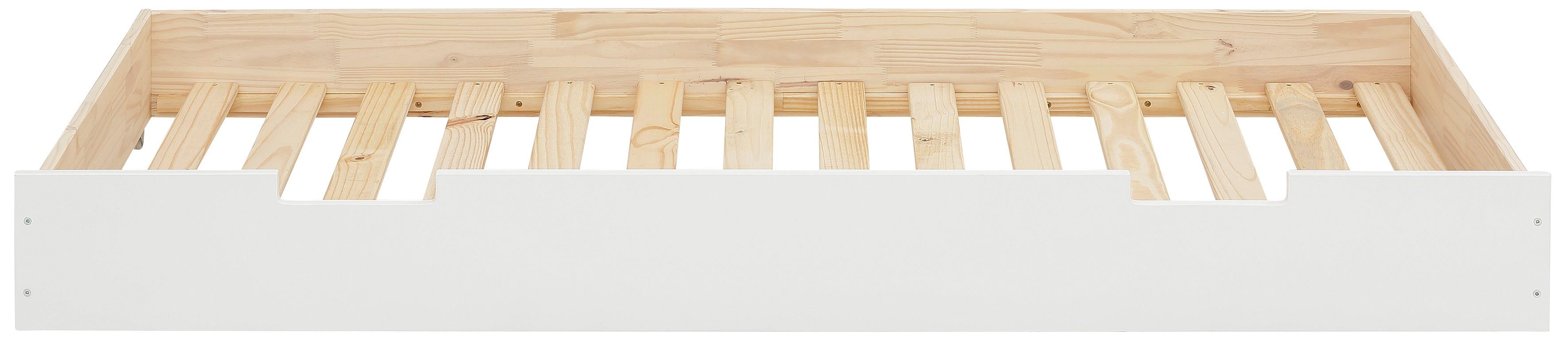 Lüttenhütt Bedlade Janne Grenenhout en mdf, slaapgelegenheid, ligoppervlak 90x190 cm