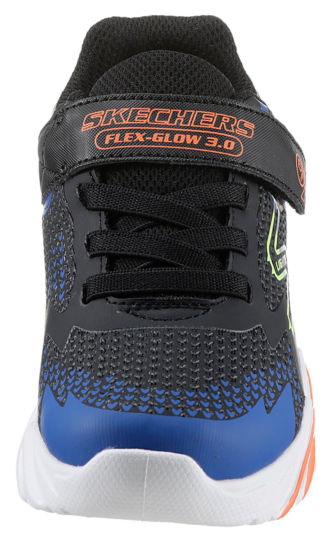 Skechers Slip-on sneakers FLEX-GLOW 3.0 , sneaker, klittenbandschoen, kinderschoen met opvallende zool