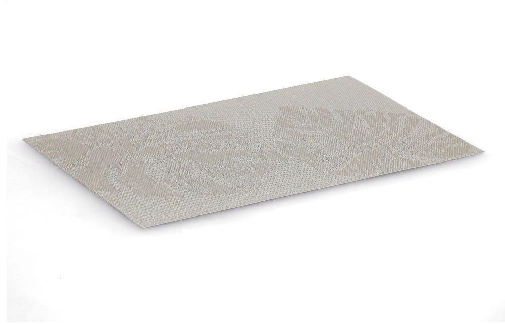 Zeller Present Set placemats modern monstera bladeren ontwerp, 6-delig, kunststof, 30x45 cm (set)
