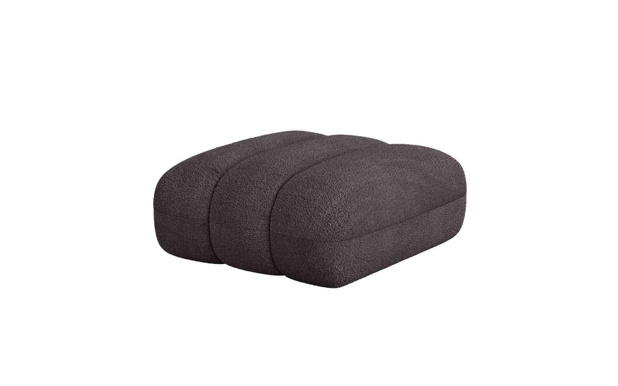 LeGer Home by Lena Gercke Hocker Priya zitpoef, moderne stiksels, ook in bouclé gezellig en modern, afmetingen b/d/h: 90/106/46 cm