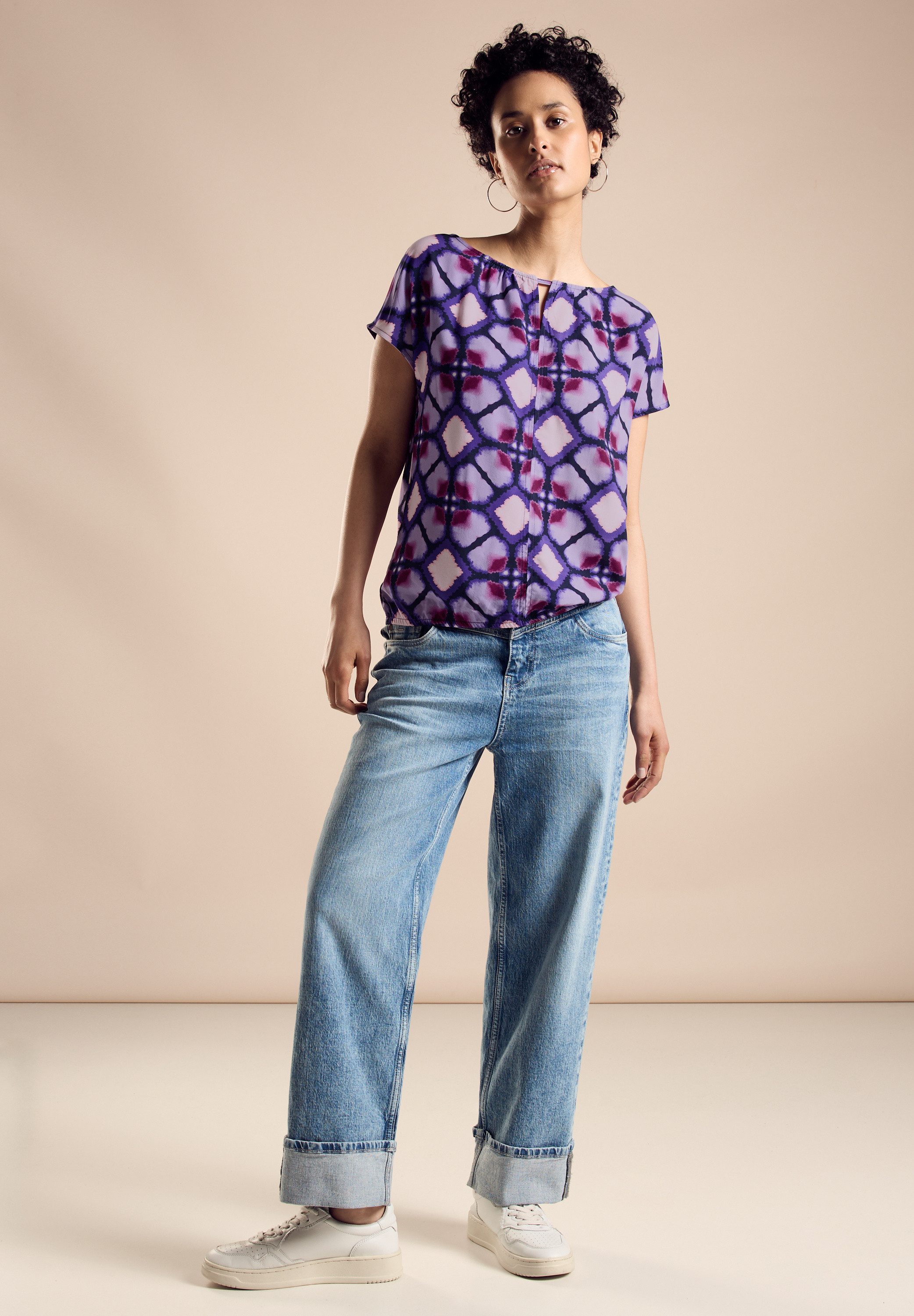 STREET ONE Shirttop met print all-over