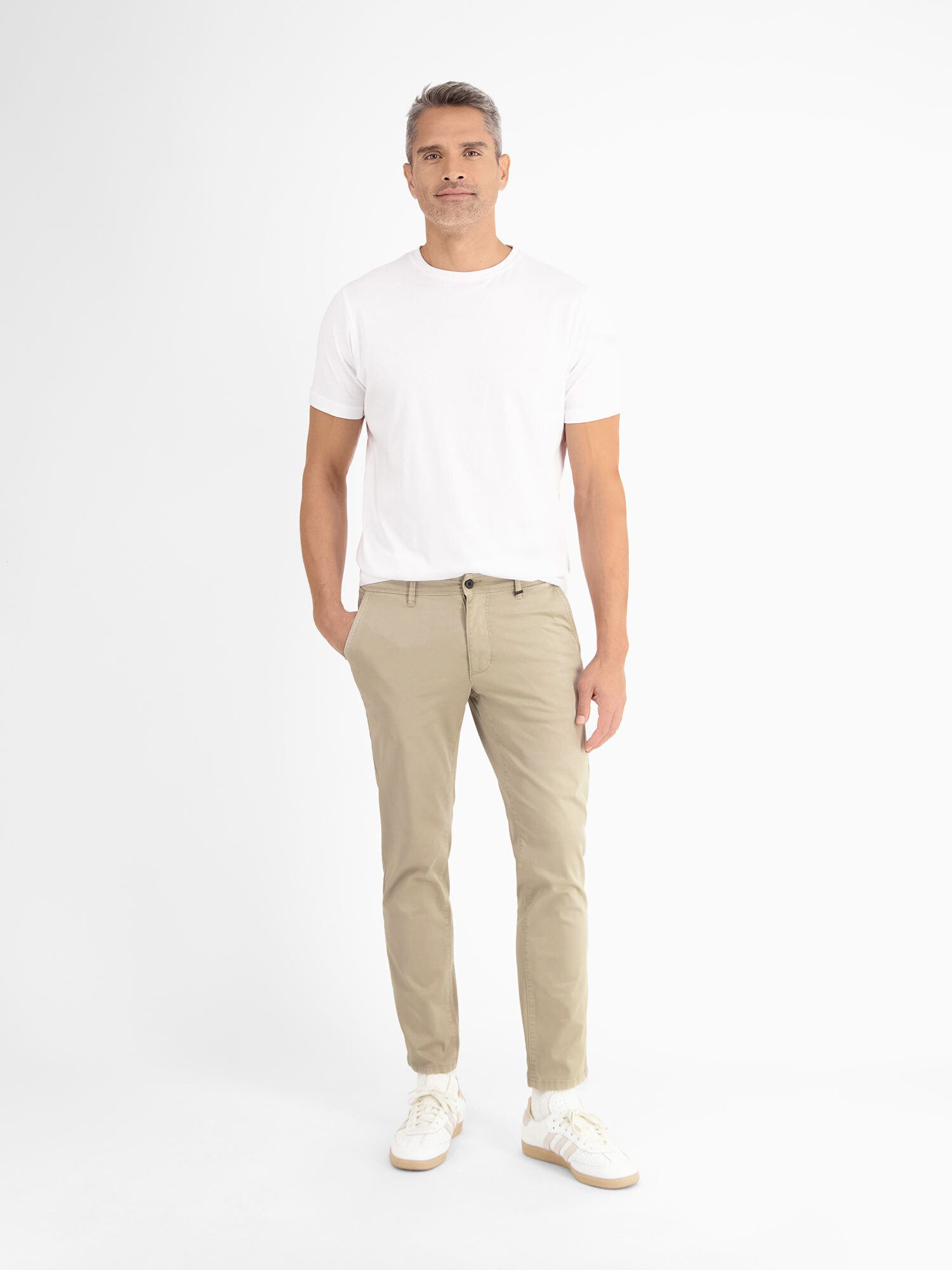 Lerros 5-pocket jeans LERROS Basic Chino in structuurkwaliteit, SLIM FIT